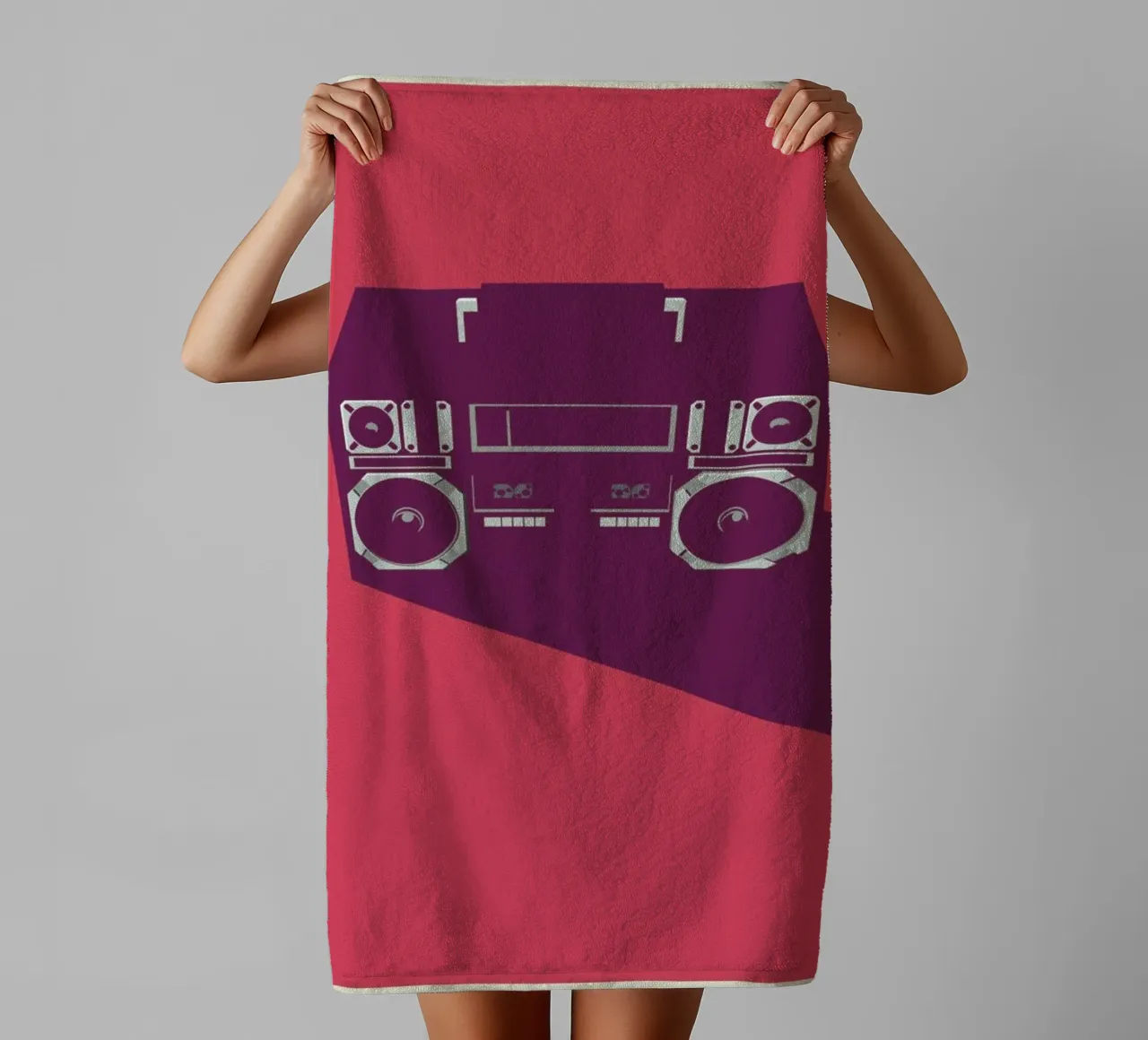 Raheem's Radio asciugamano da bagno da Bruno Morphet
