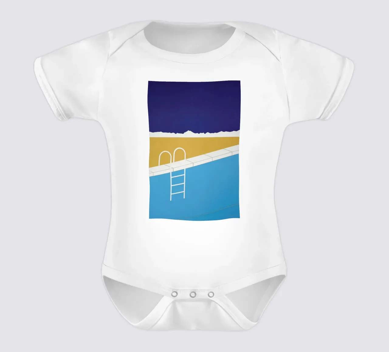 Desert Pool body neonato maniche corte da Rosi Feist