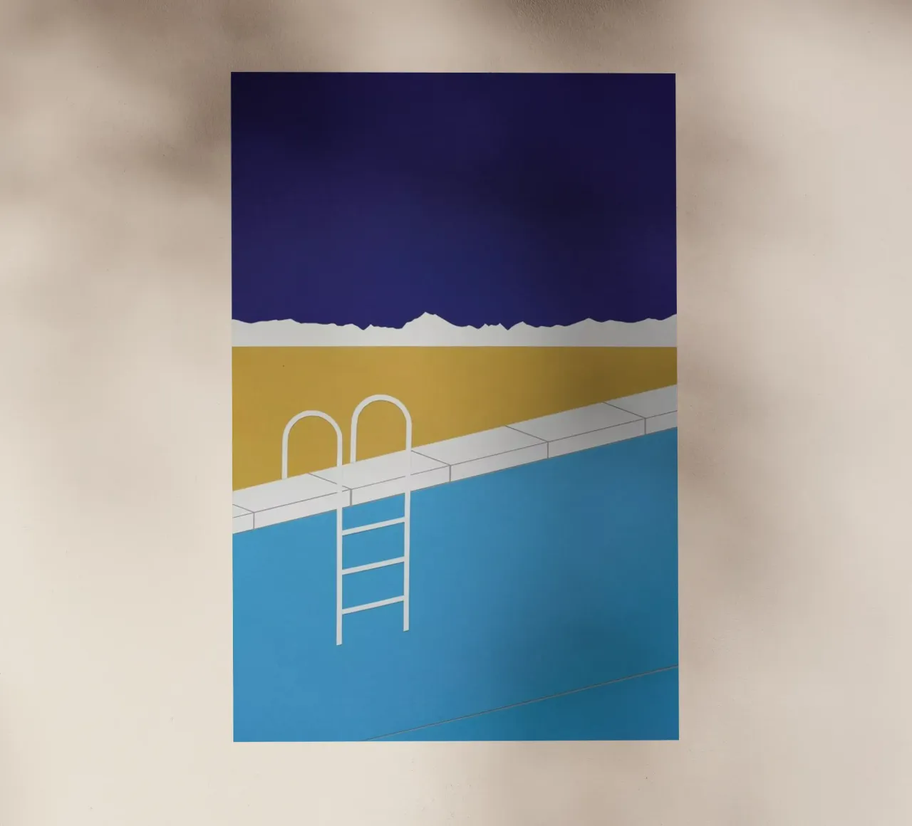 Desert Pool pellicola backlit da Rosi Feist