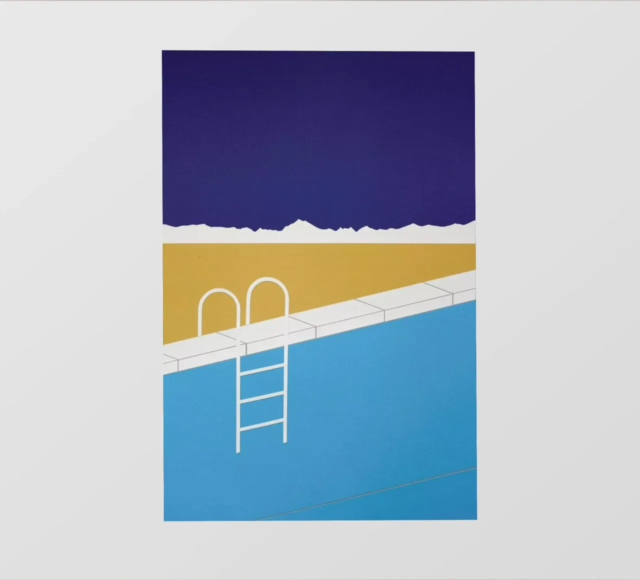 Desert Pool pellicola backlit da Rosi Feist