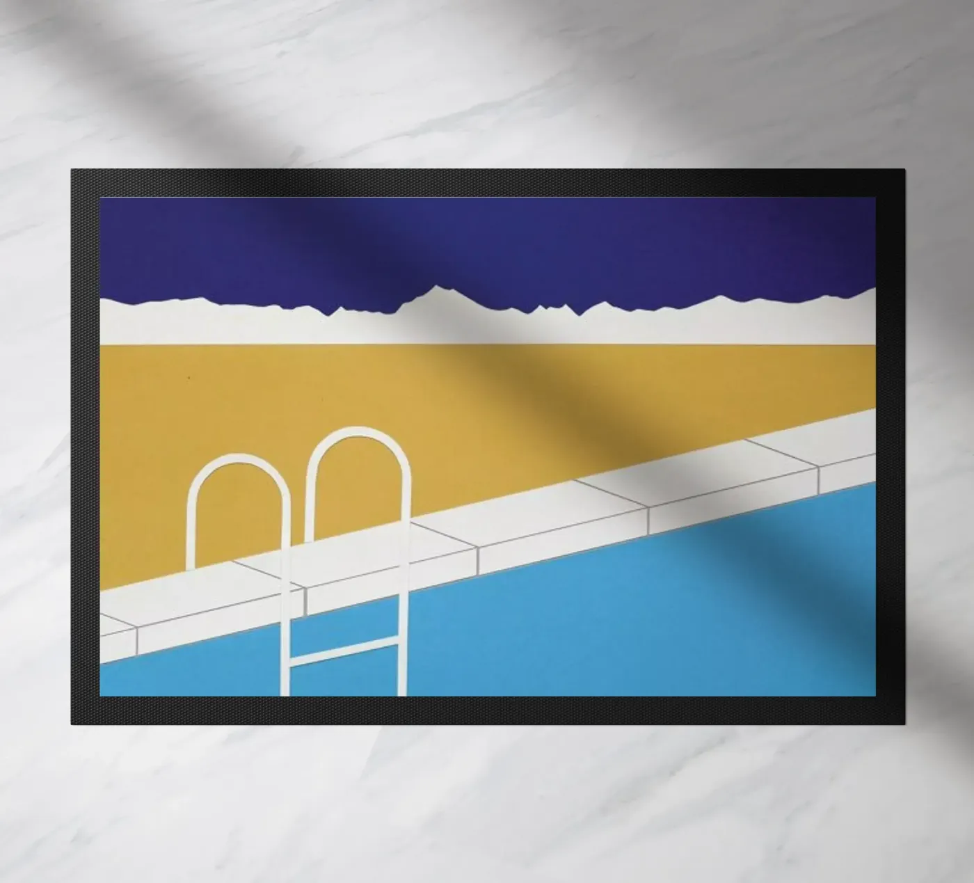 Desert Pool doormat by Rosi Feist