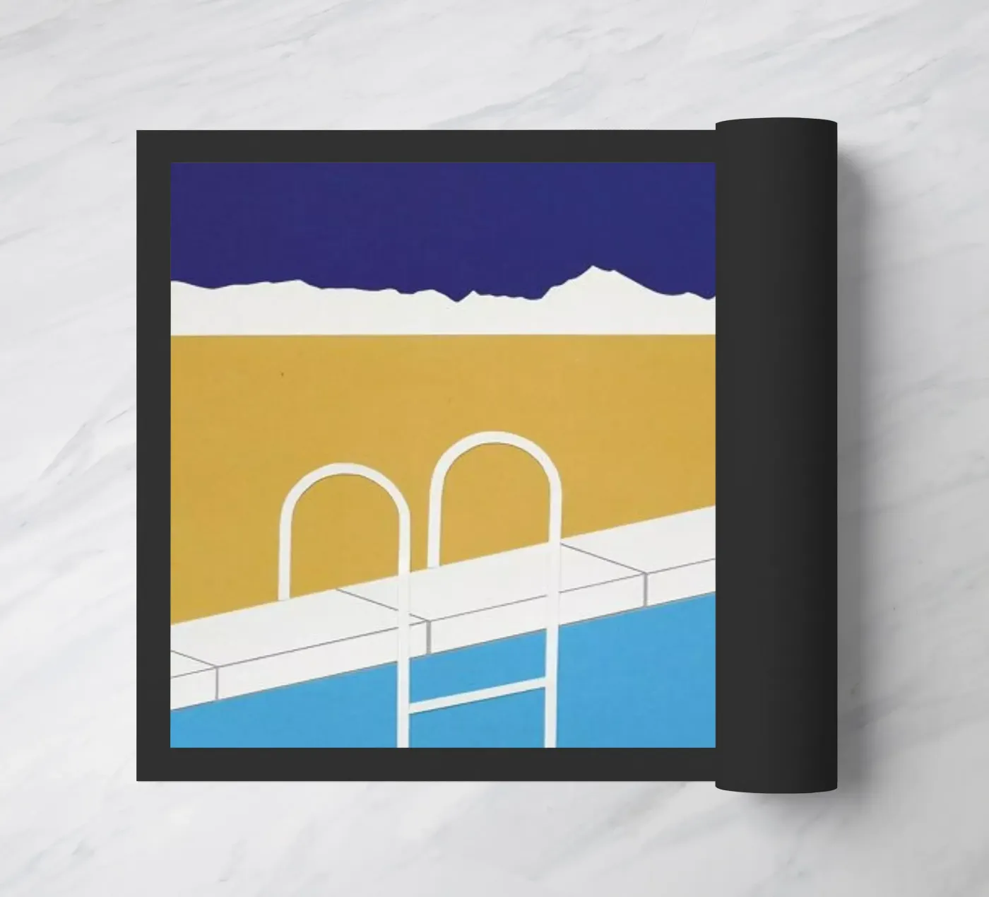 Desert Pool doormat by Rosi Feist