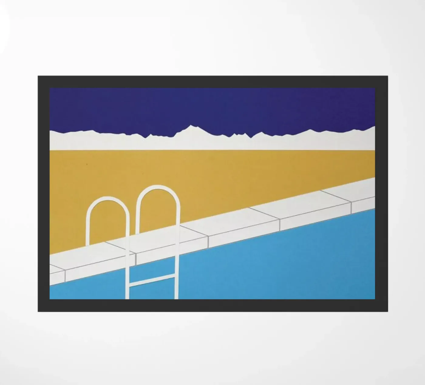 Desert Pool doormat by Rosi Feist