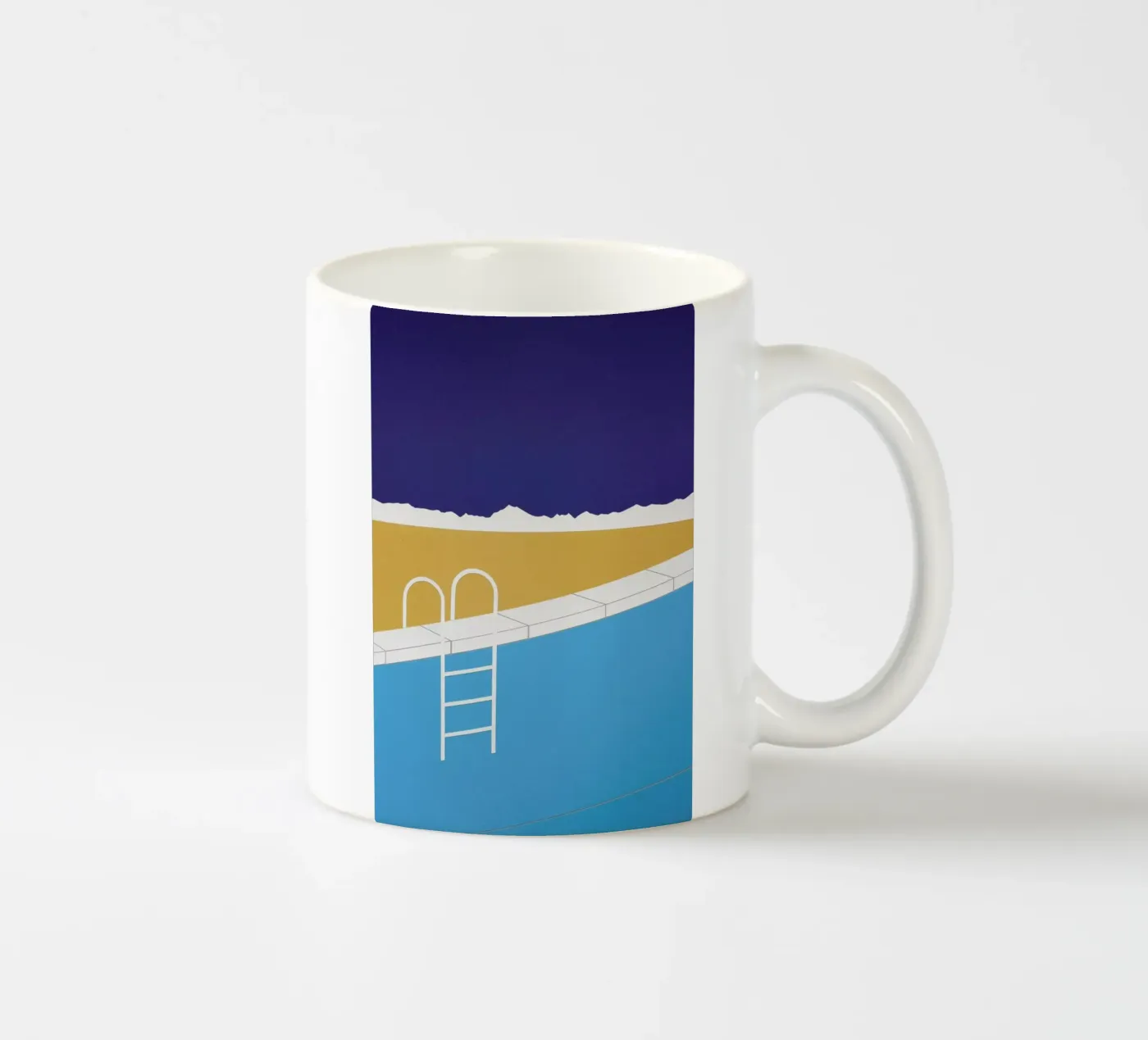 Desert Pool ceramic mug by Rosi Feist
