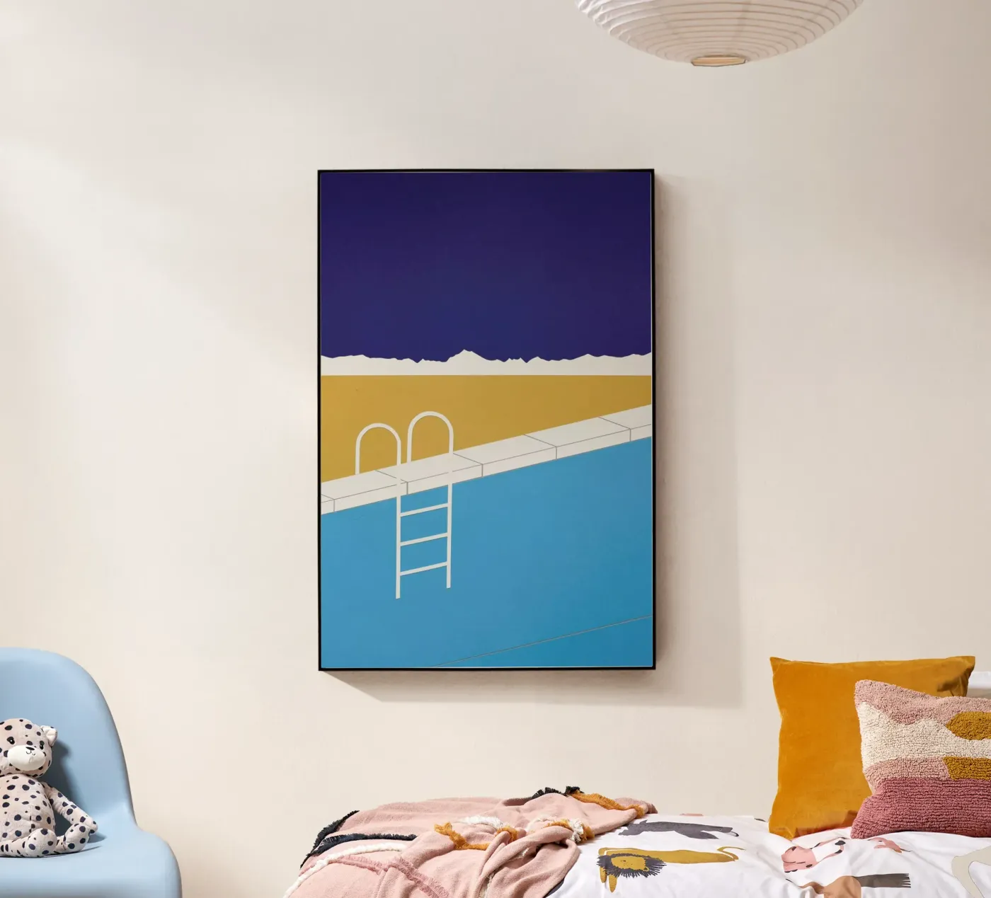 Desert Pool acryl van Rosi Feist