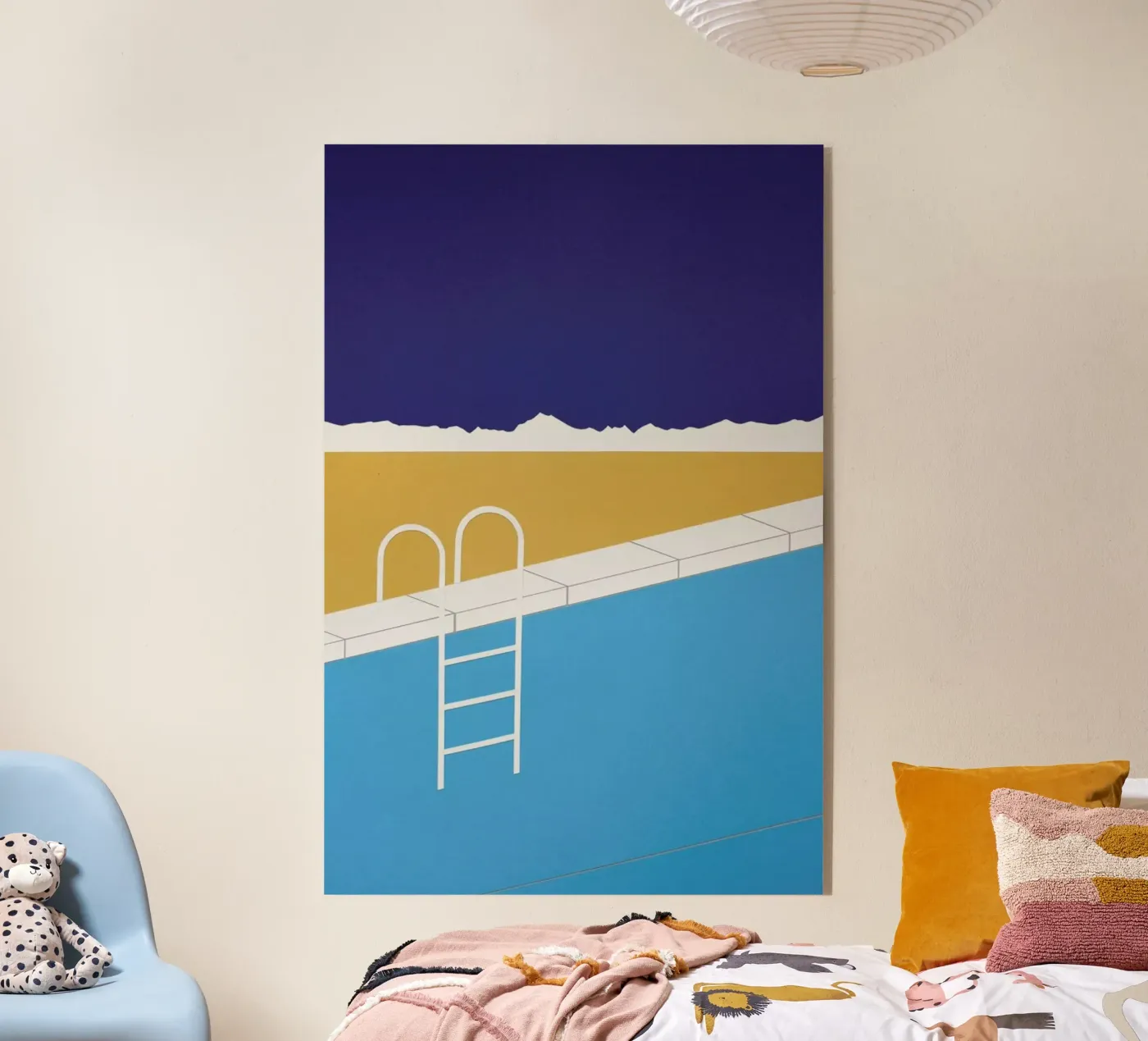 Desert Pool acryl van Rosi Feist