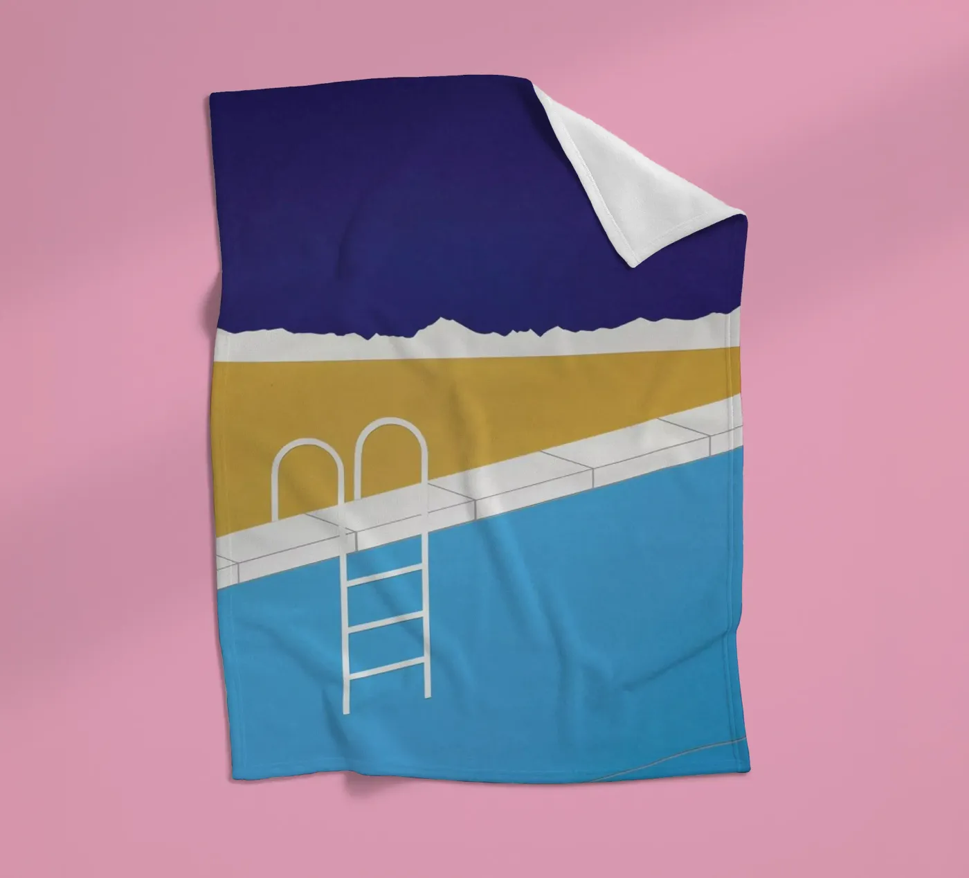 Desert Pool fleece blanket by Rosi Feist