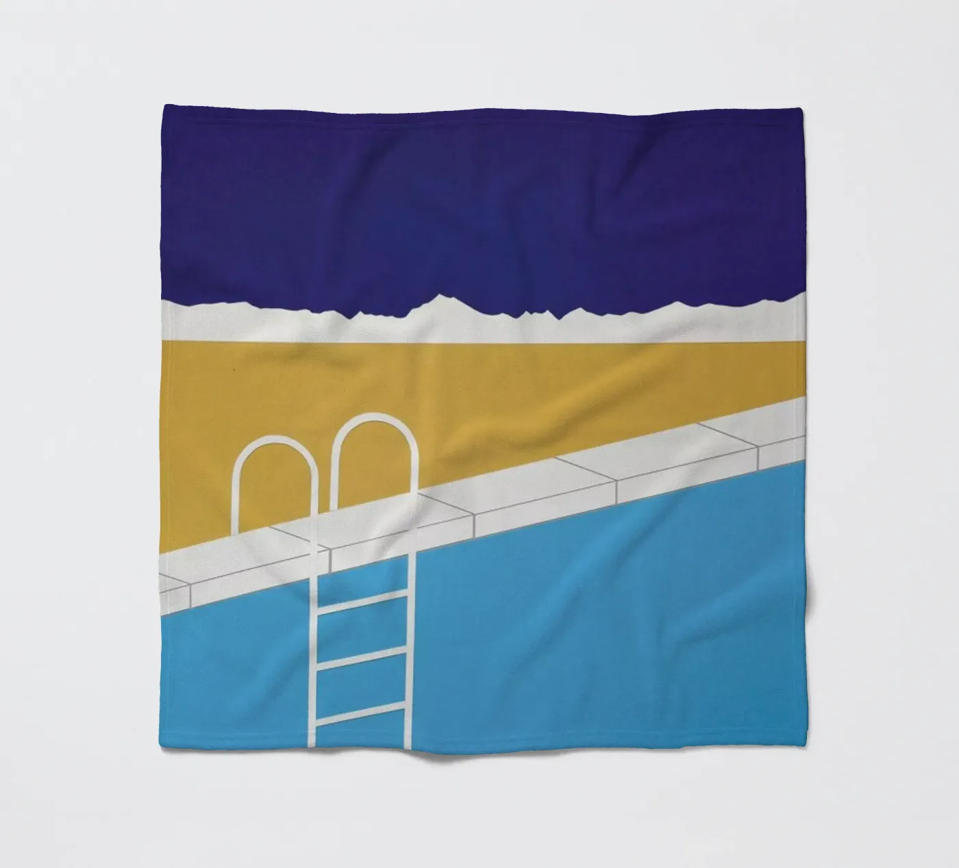 Desert Pool fleece blanket by Rosi Feist