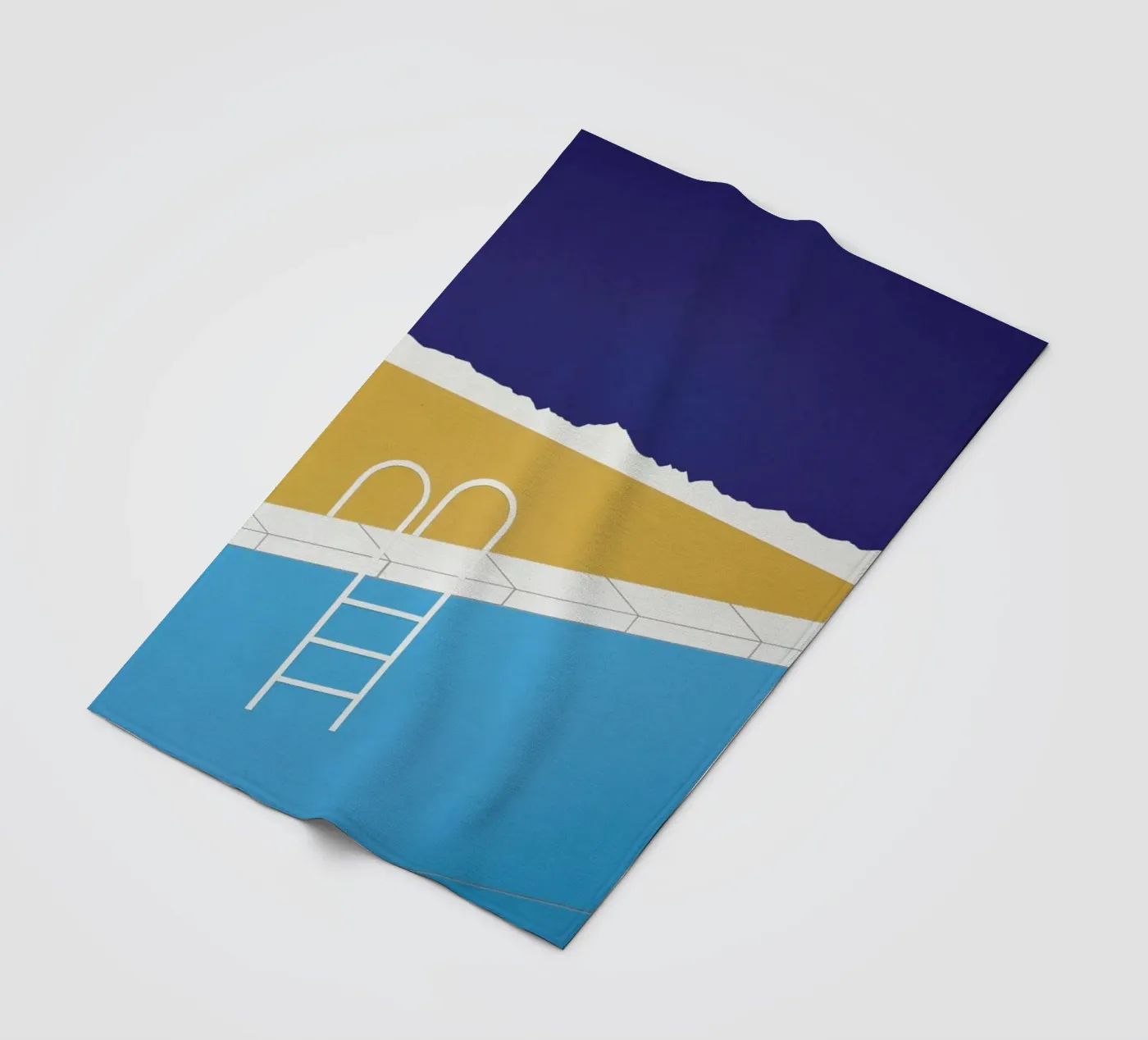 Desert Pool fleece blanket by Rosi Feist