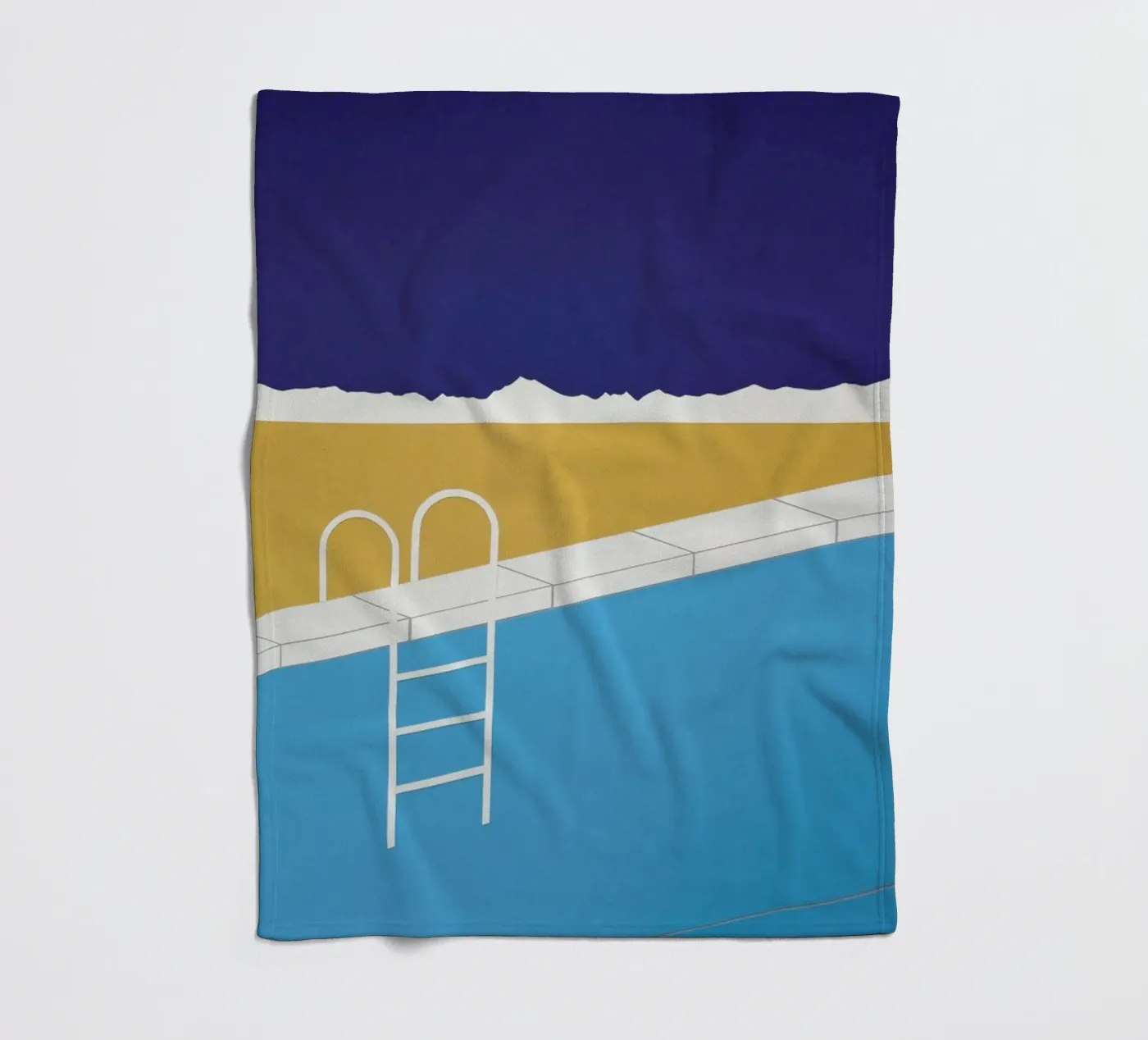 Desert Pool fleece blanket by Rosi Feist