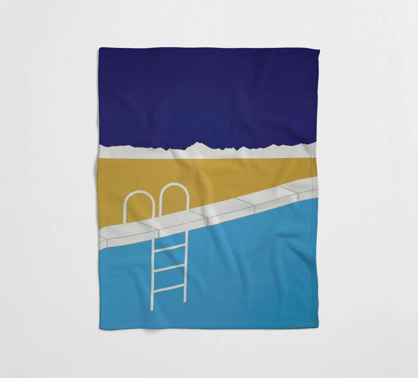 Desert Pool fleece blanket by Rosi Feist