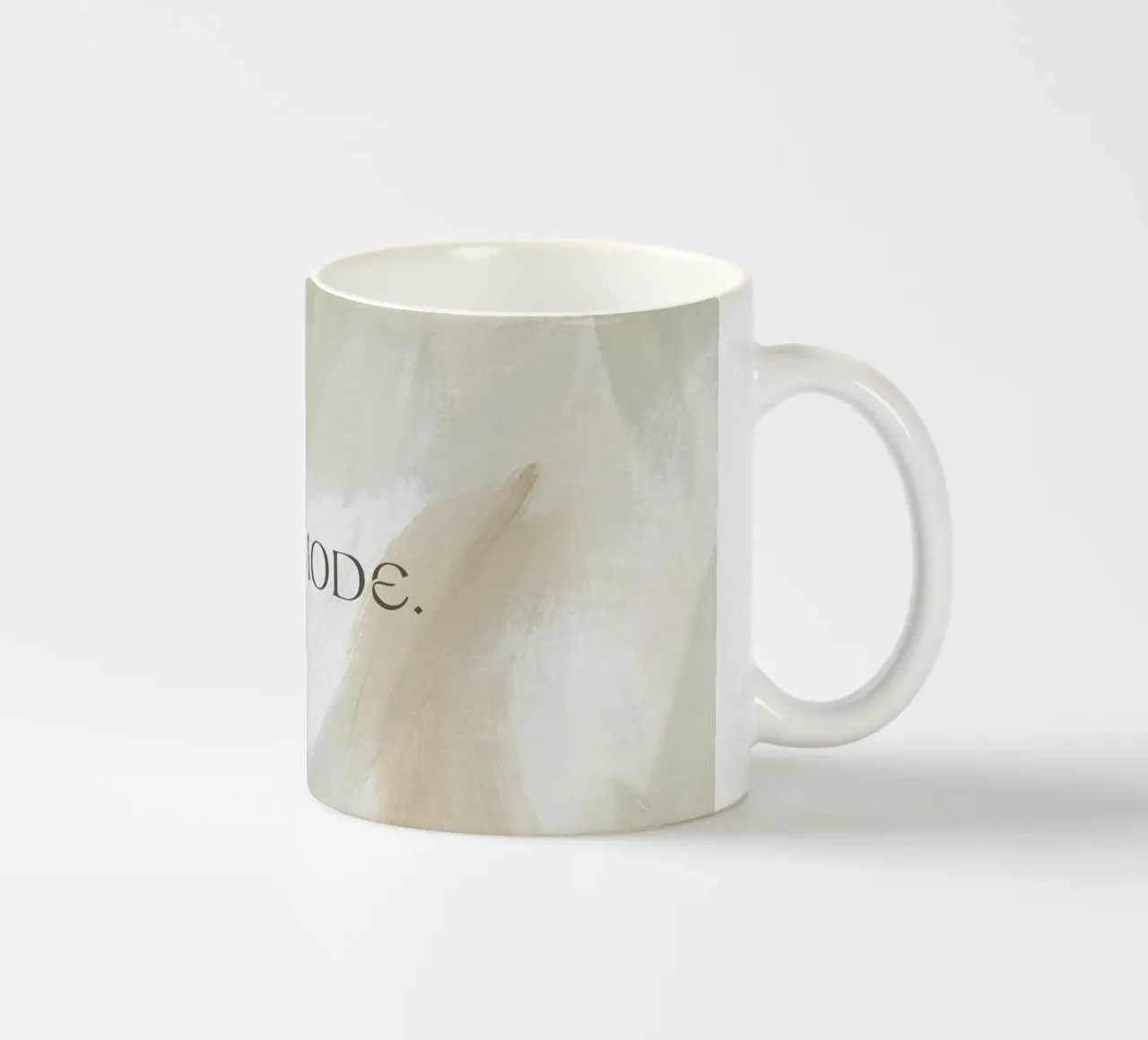 Zen Mode ceramic mug by treechild