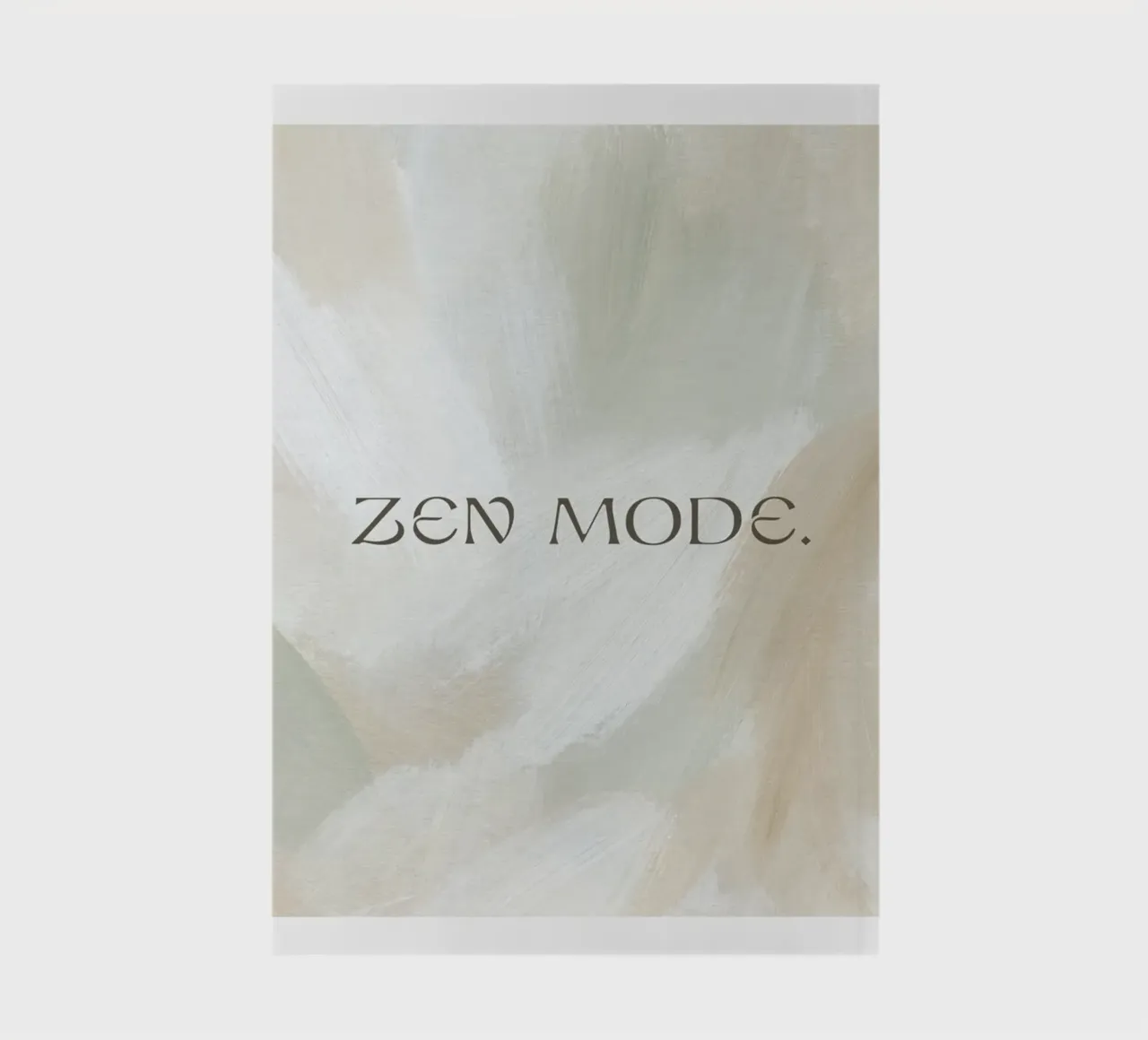 Zen Mode notebook by treechild