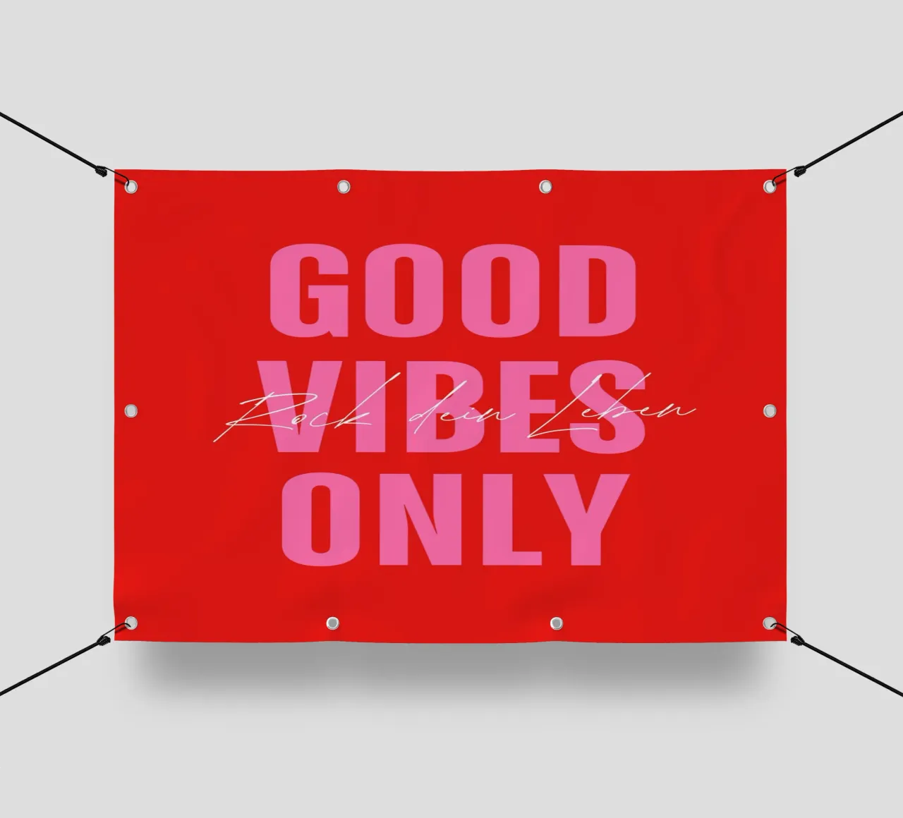 GOOD VIBES ONLY - Rock dein Leben telo in pvc da DigiWunderwerk