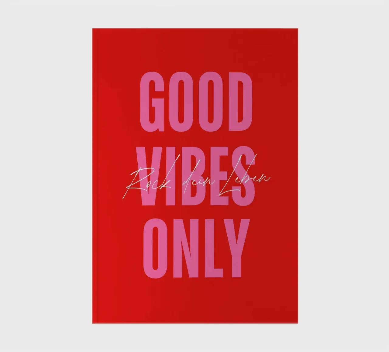 GOOD VIBES ONLY - Rock dein Leben notebook by DigiWunderwerk