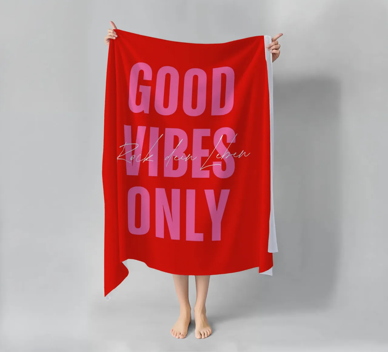 GOOD VIBES ONLY - Rock dein Leben telo mare da DigiWunderwerk