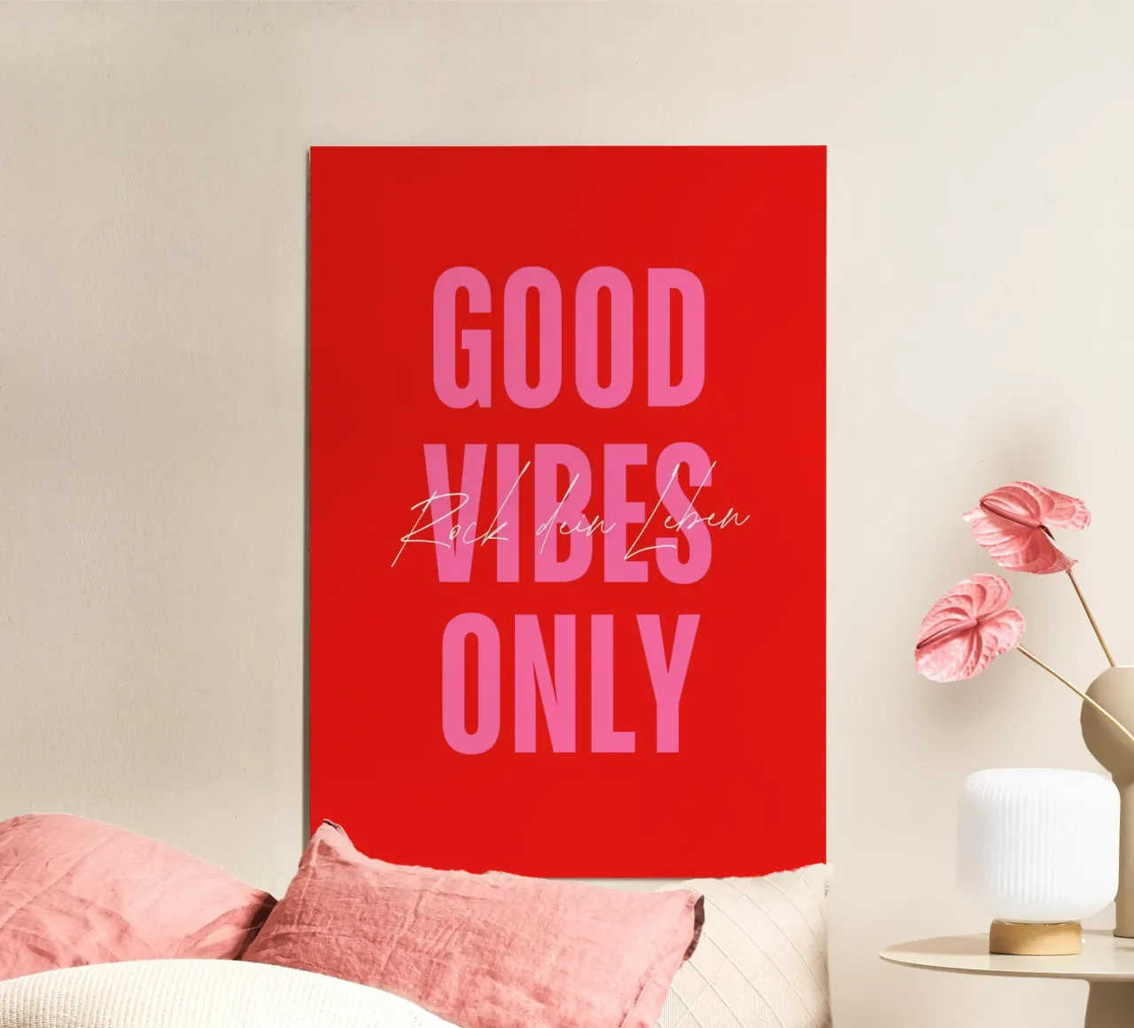 GOOD VIBES ONLY - Rock dein Leben carta hahnemühle da DigiWunderwerk