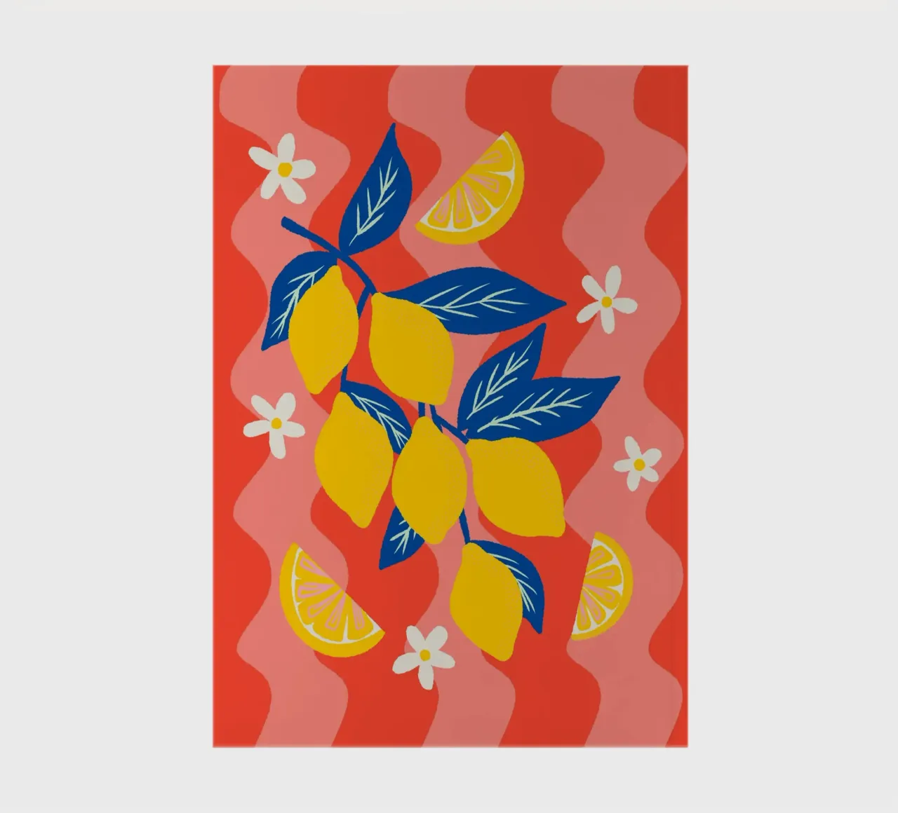 Colorful lemon branch notebook by Wackapacka