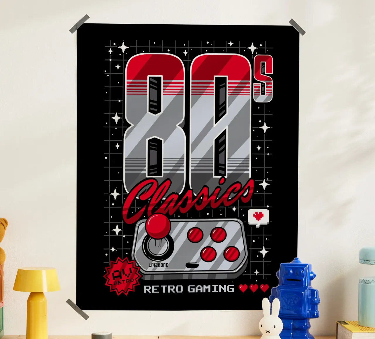 Classici degli anni '80 Gioco retrò carta hahnemühle da LM2KONE