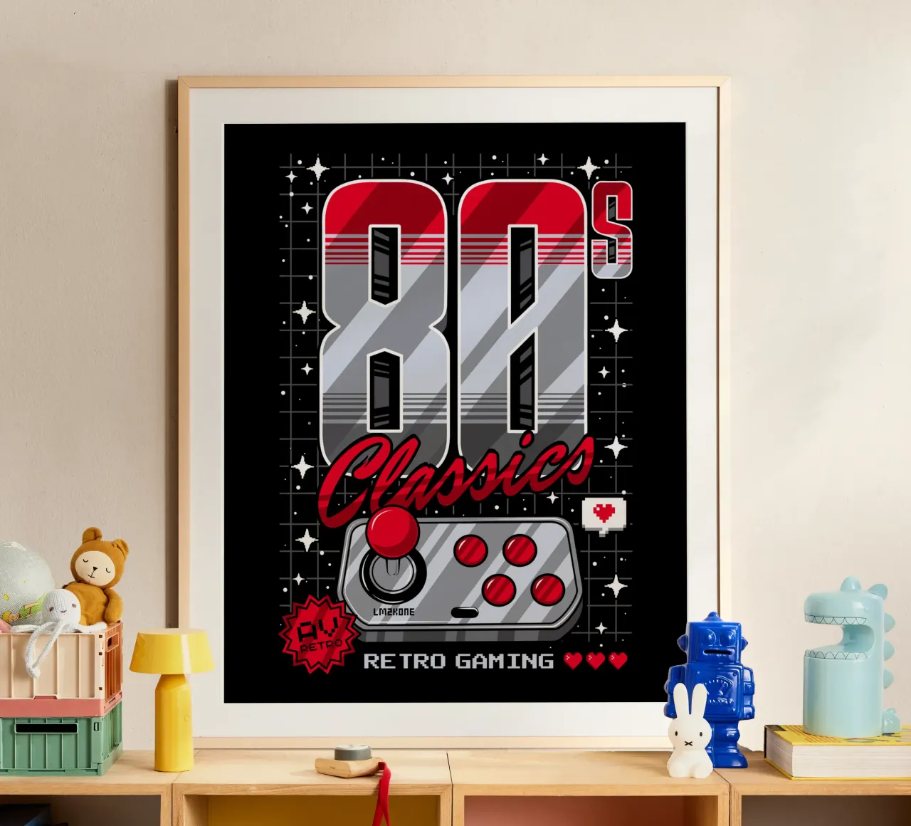 Classici degli anni '80 Gioco retrò carta hahnemühle da LM2KONE