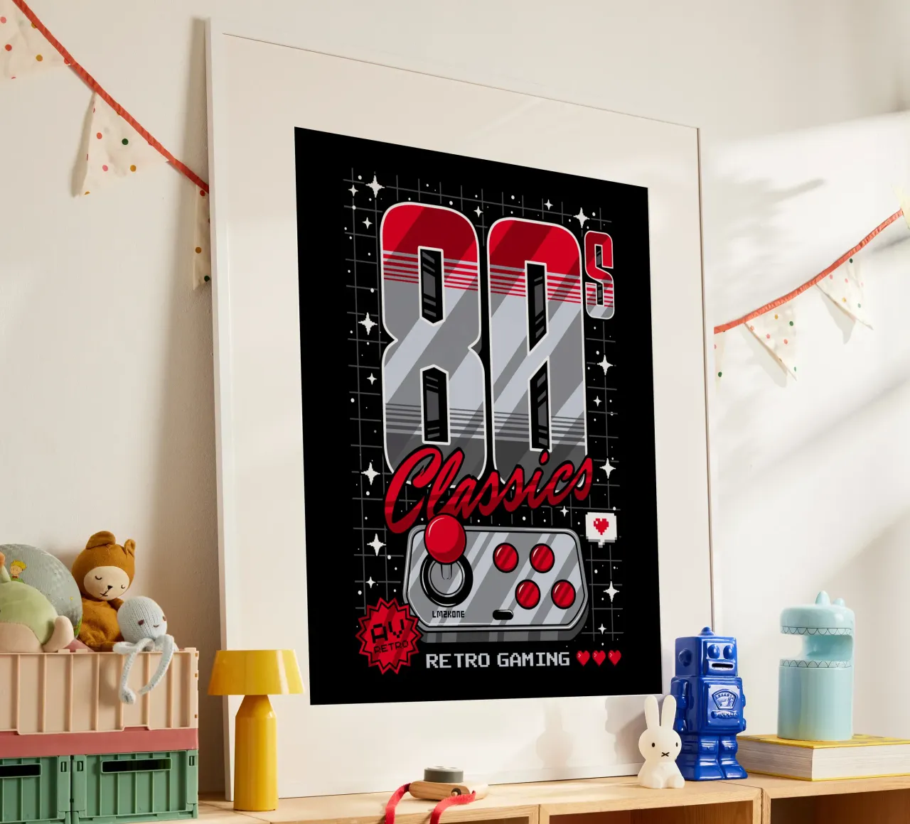 Classici degli anni '80 Gioco retrò poster da LM2KONE