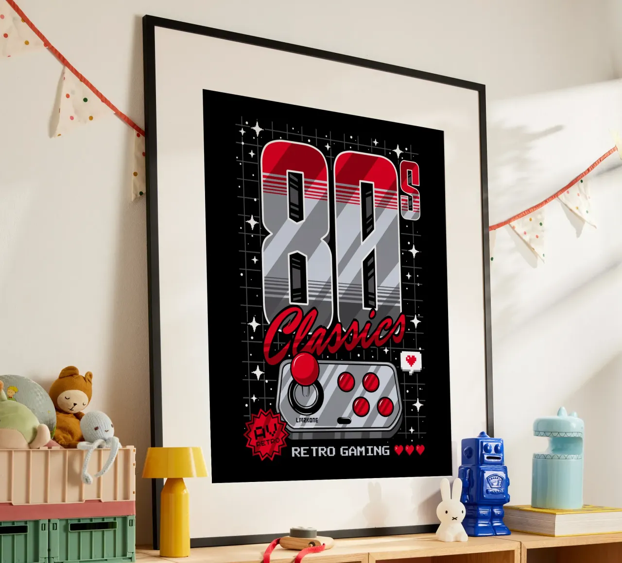 Classici degli anni '80 Gioco retrò poster da LM2KONE