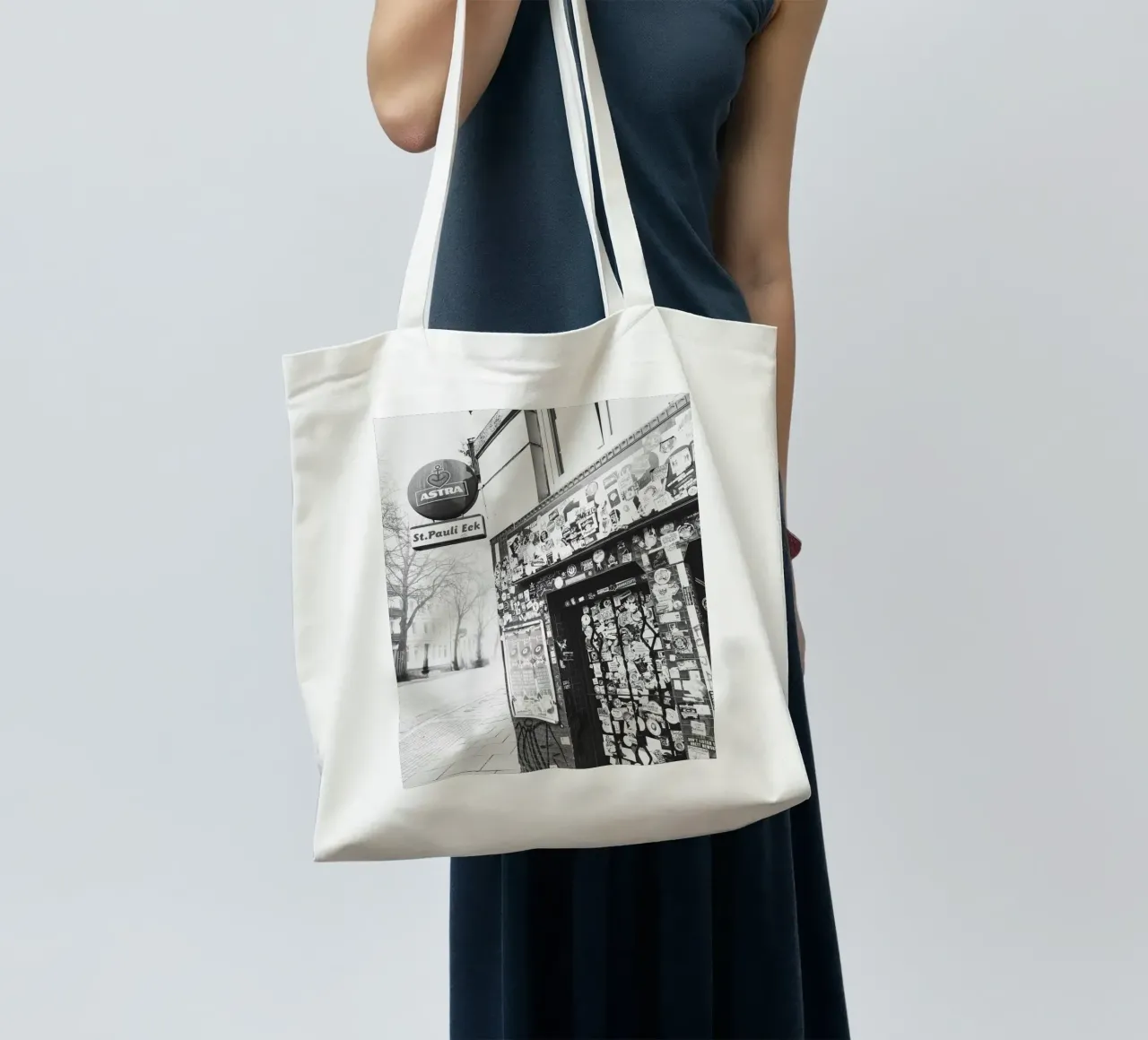 Hamburg | St. Pauli | St. Pauli Eck | borsa in juta da DigiWunderwerk