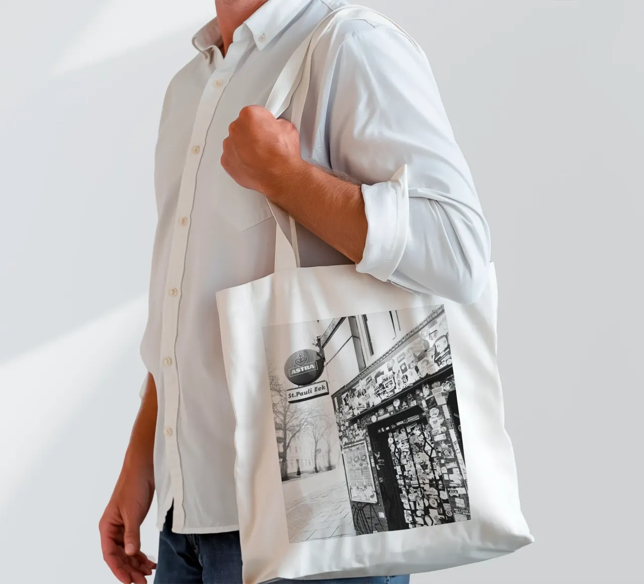 Hamburg | St. Pauli | St. Pauli Eck | borsa in juta da DigiWunderwerk