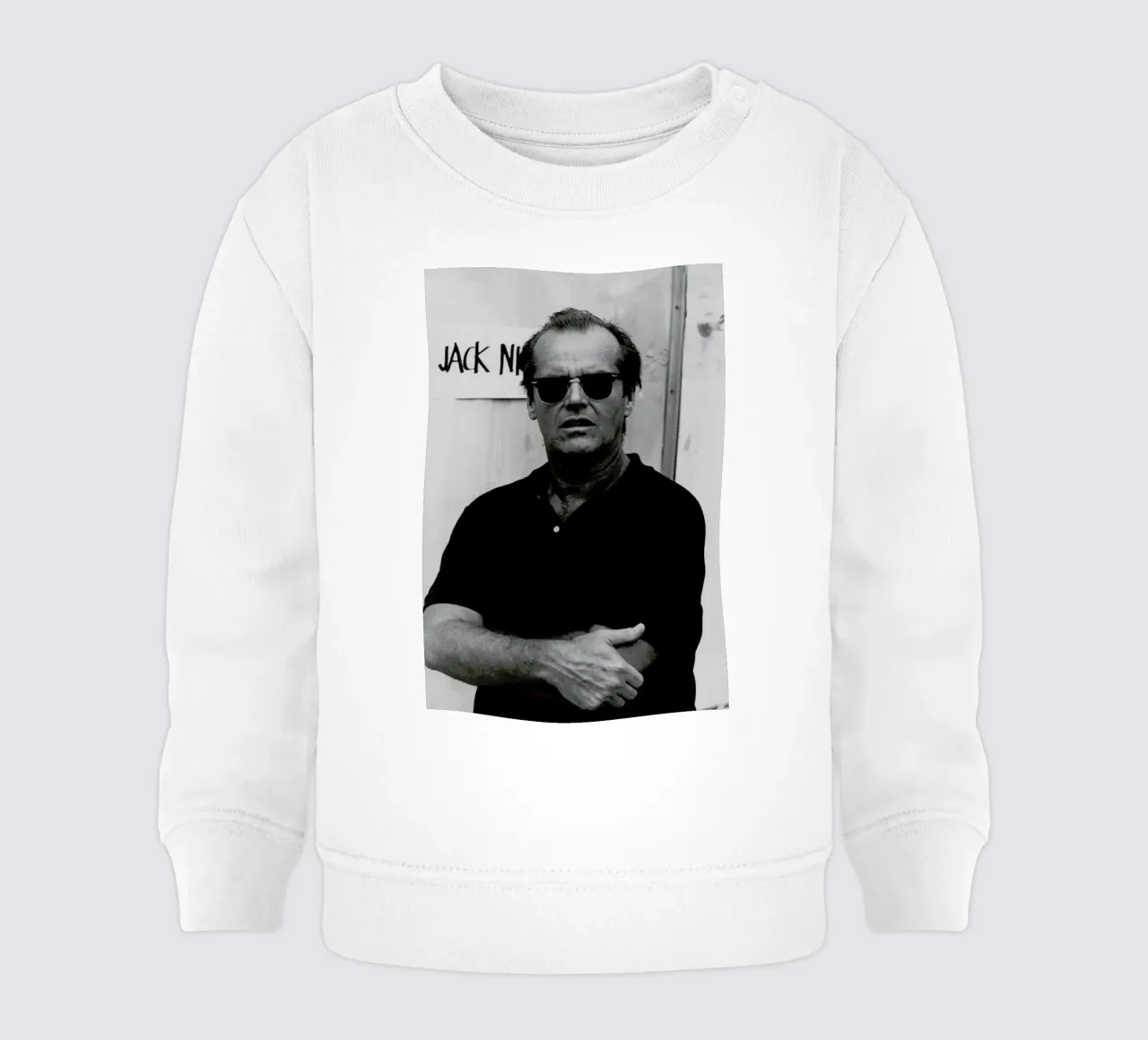 Jack Nicholson in Sunglasses felpa neonato da Gallery Print and Art Limited