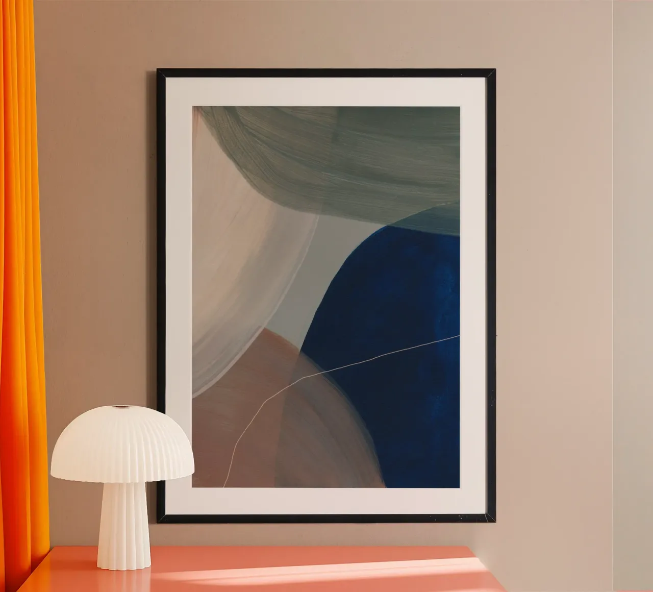 Graphic 255 poster con telaio in legno da Mareike Böhmer