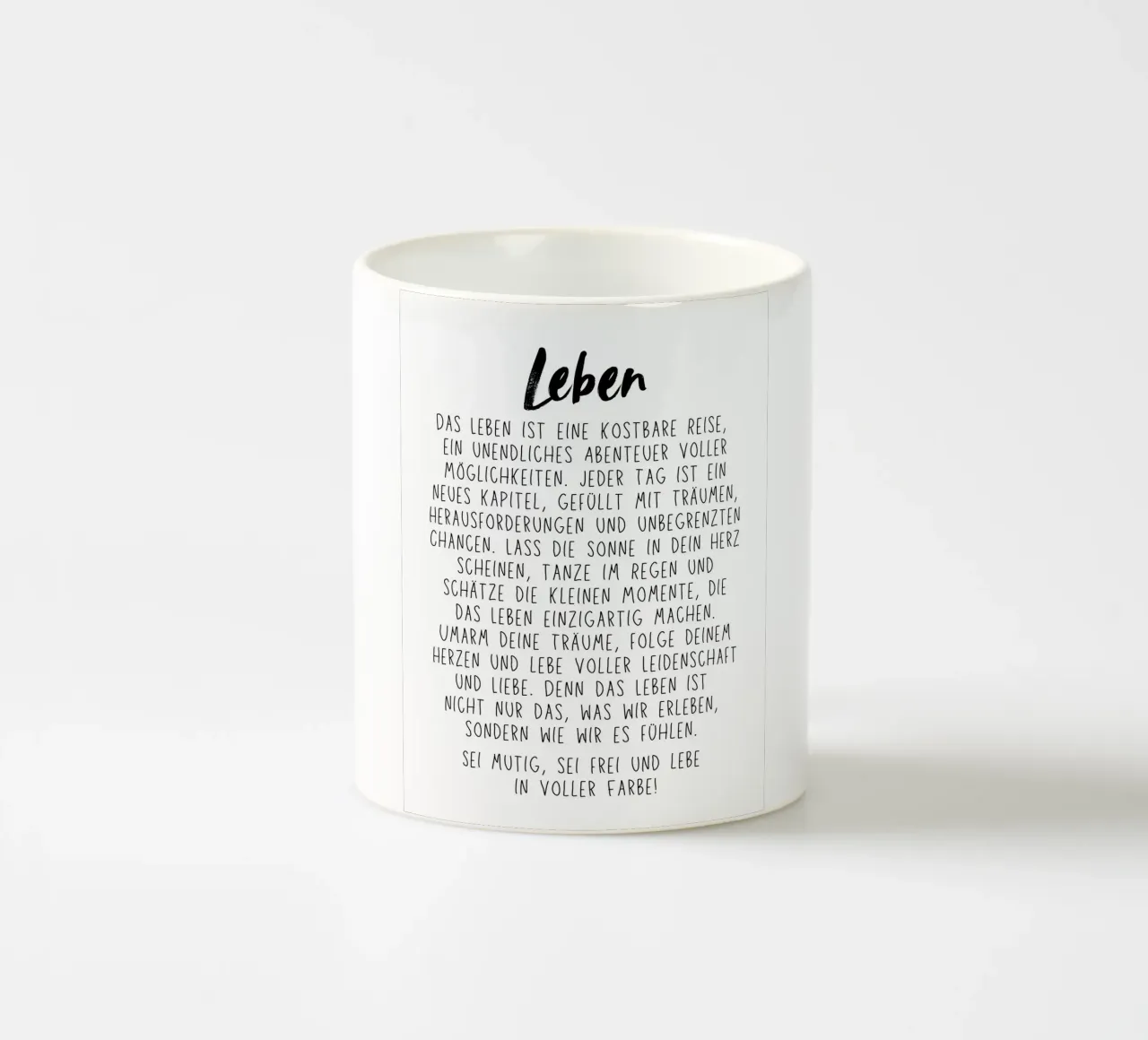 Leben tazza in ceramica da DigiWunderwerk