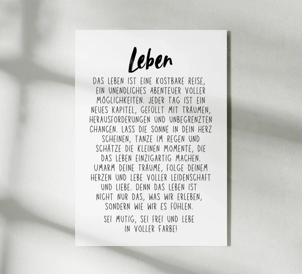 Leben plexiglass da DigiWunderwerk