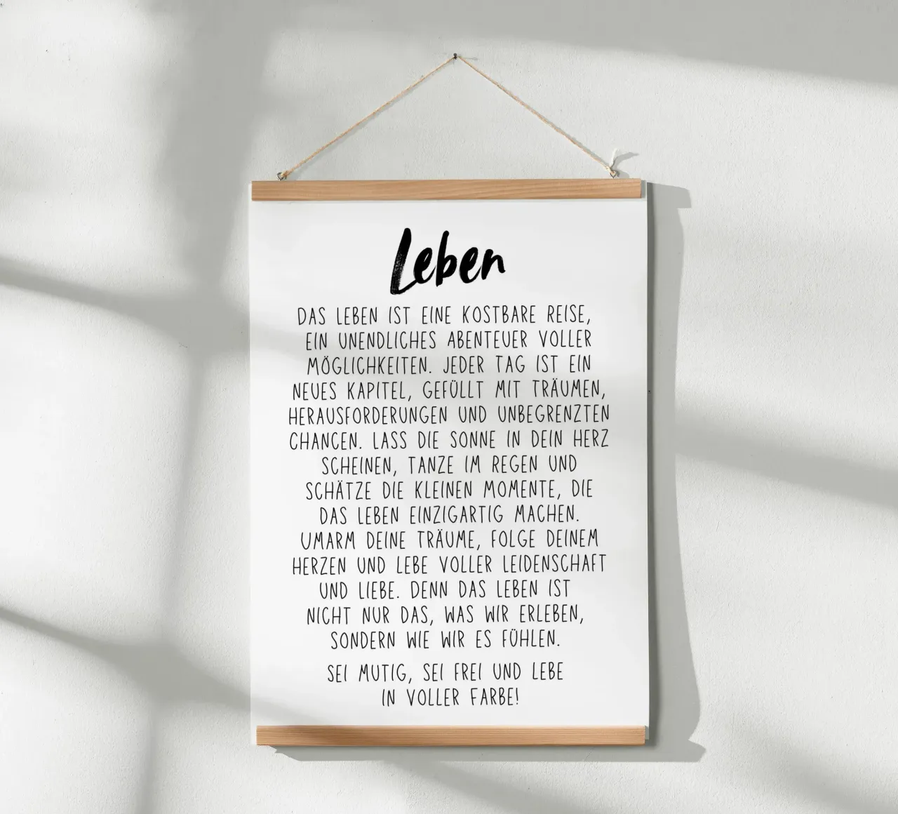 Leben poster da DigiWunderwerk