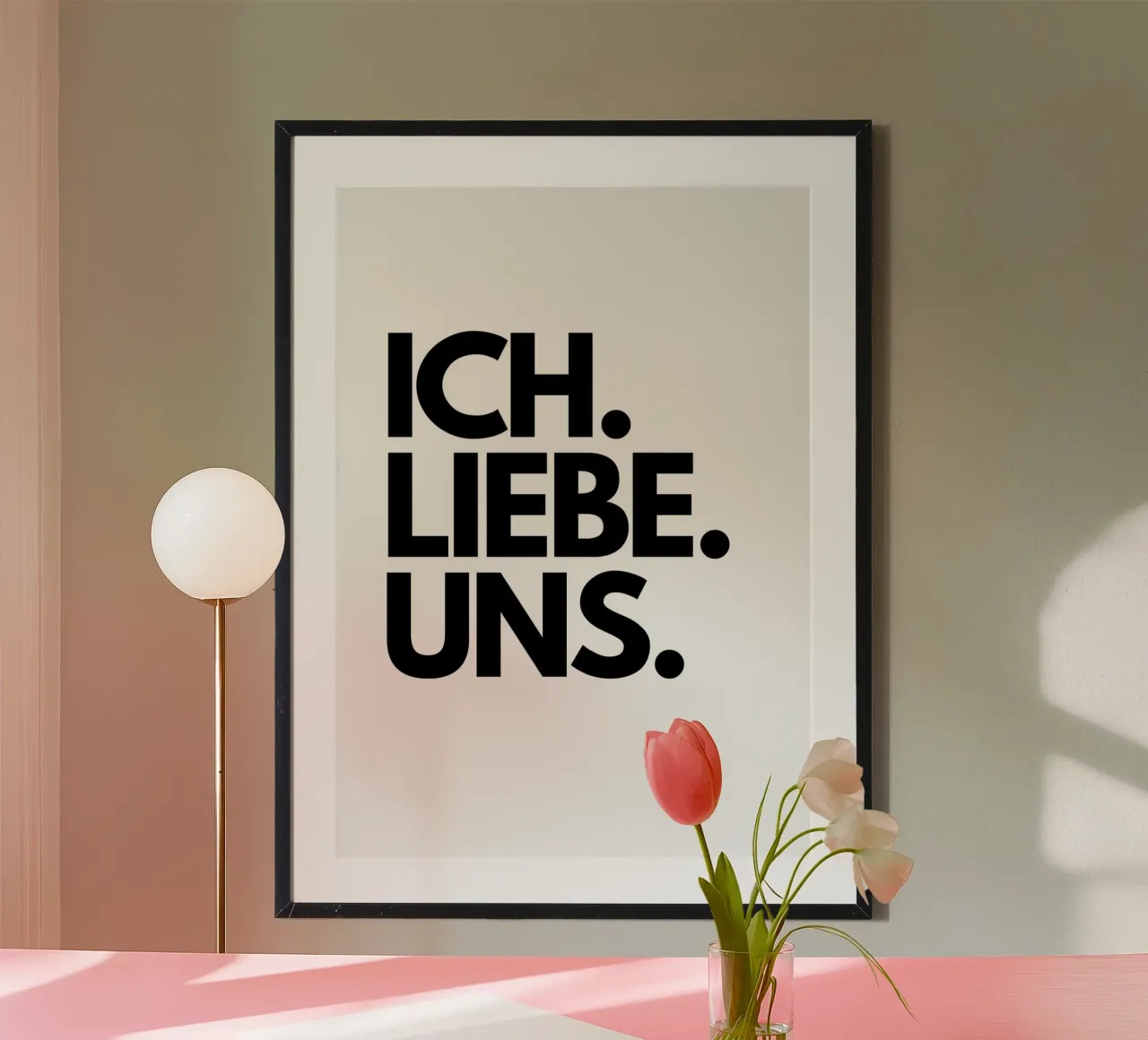 Ich. Liebe. Uns. carta hahnemühle da DigiWunderwerk
