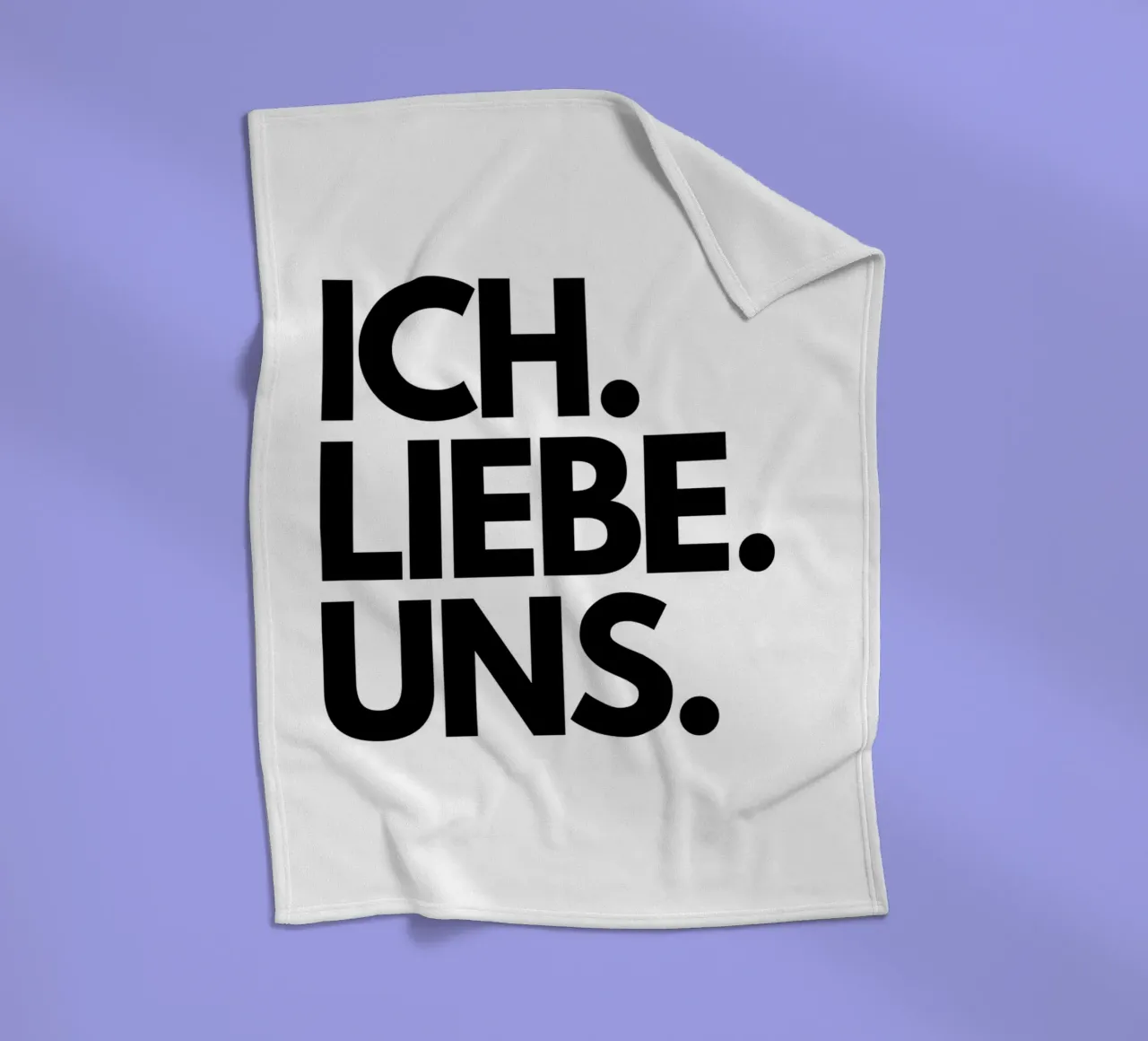 Ich. Liebe. Uns. coperta in pile da DigiWunderwerk