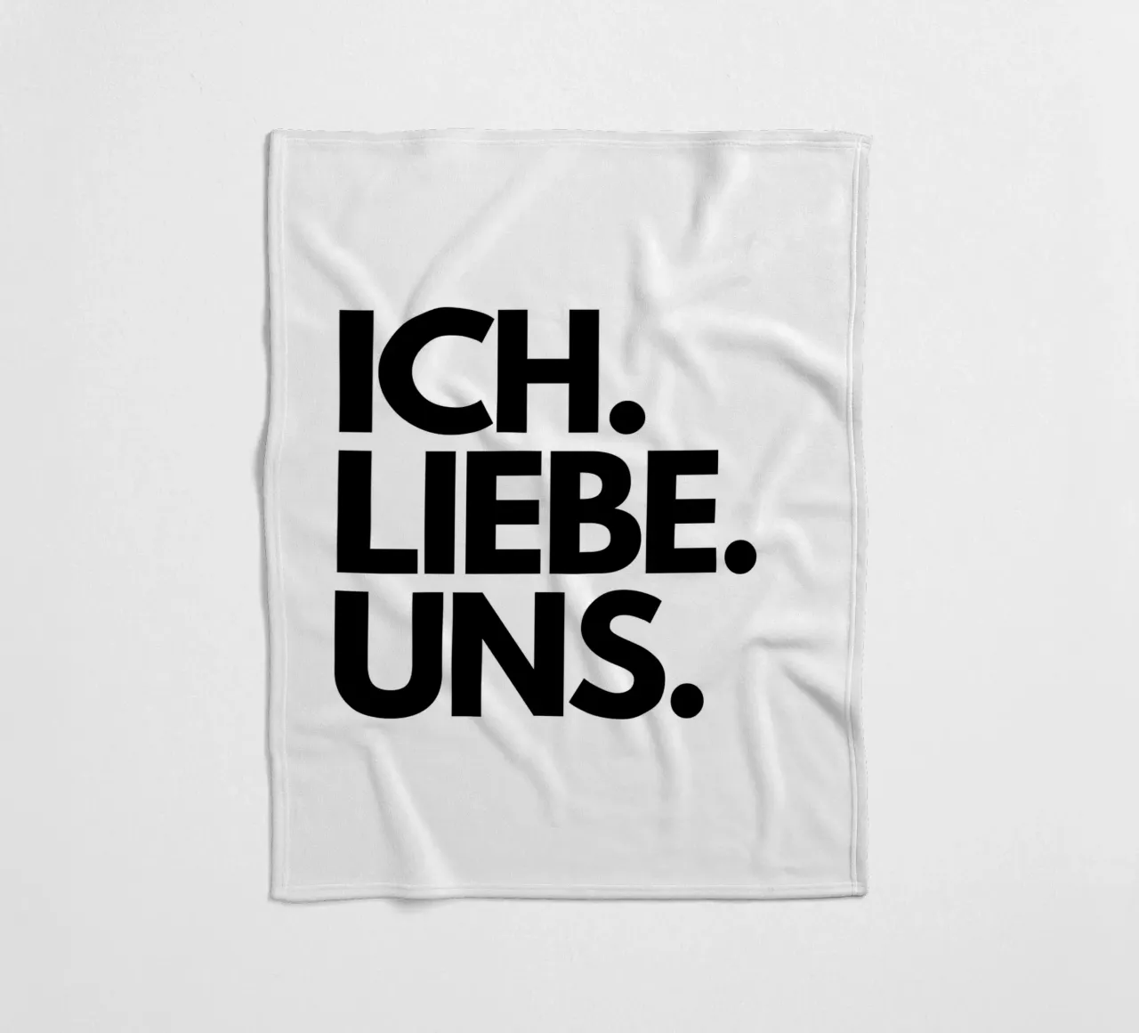 Ich. Liebe. Uns. coperta in pile da DigiWunderwerk