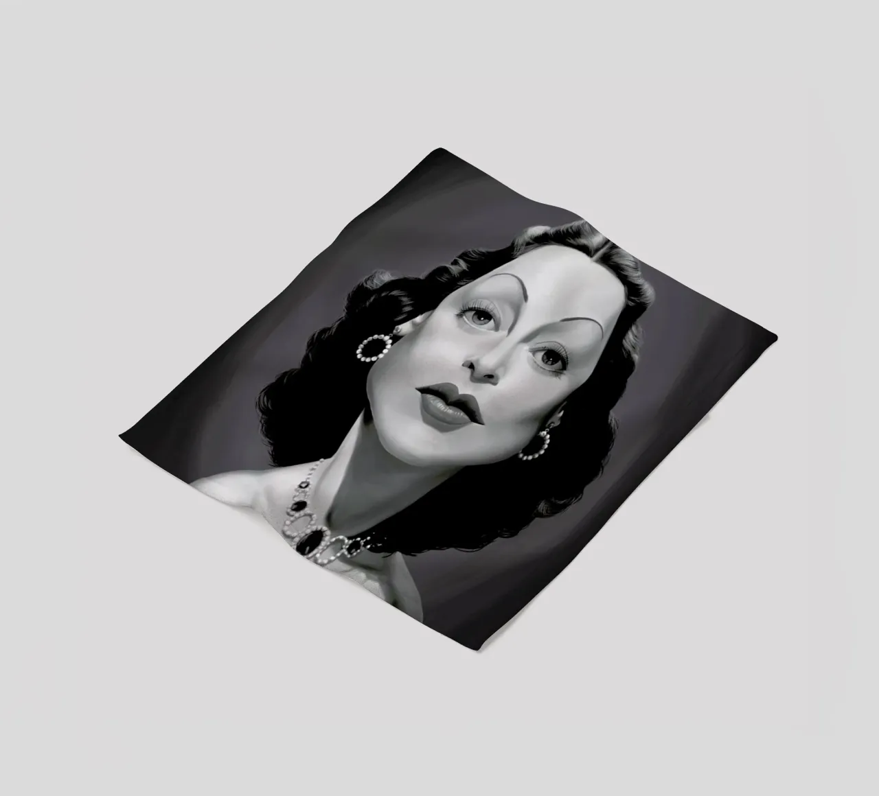 Hedy Lamarr coperta in pile da Rob Art | Illustration