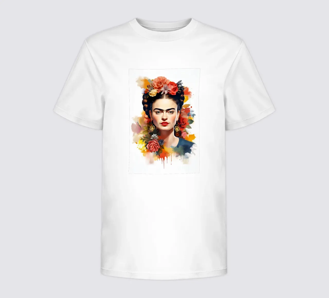 Meraviglioso Frida Aquarell t-shirt bambini da Carinaprint