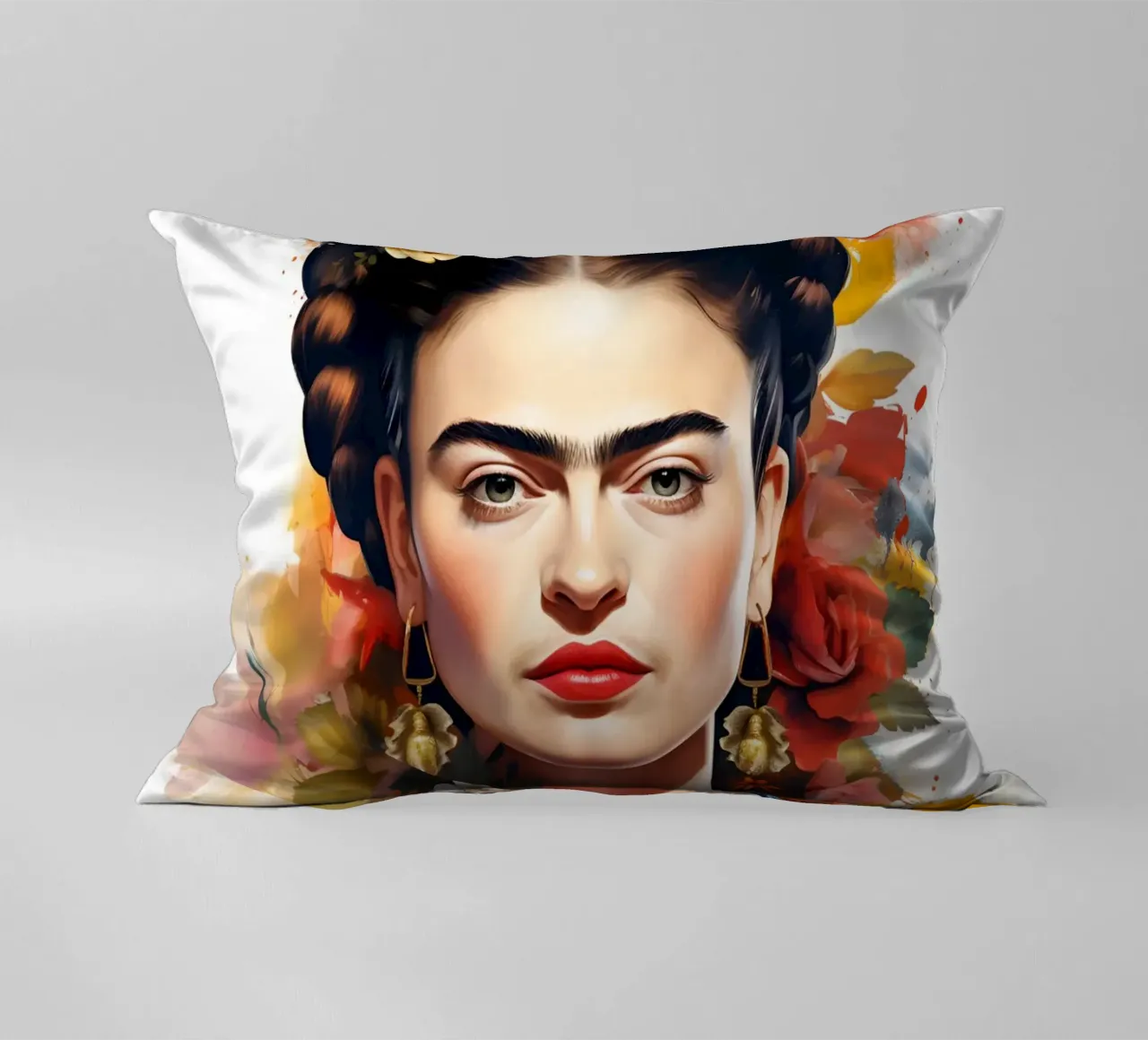 Meraviglioso Frida Aquarell cuscino da Carinaprint