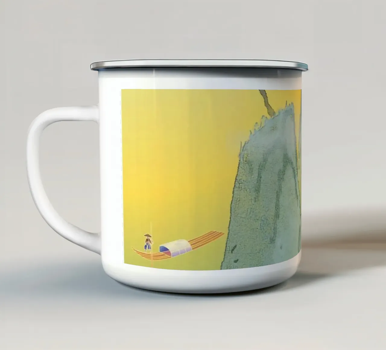 I guardiani dell'acqua tazza in smalto da Studio Tikao