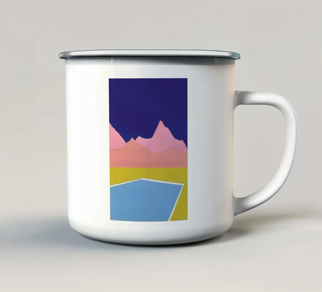 Pool In The Hills tazza in smalto da Rosi Feist