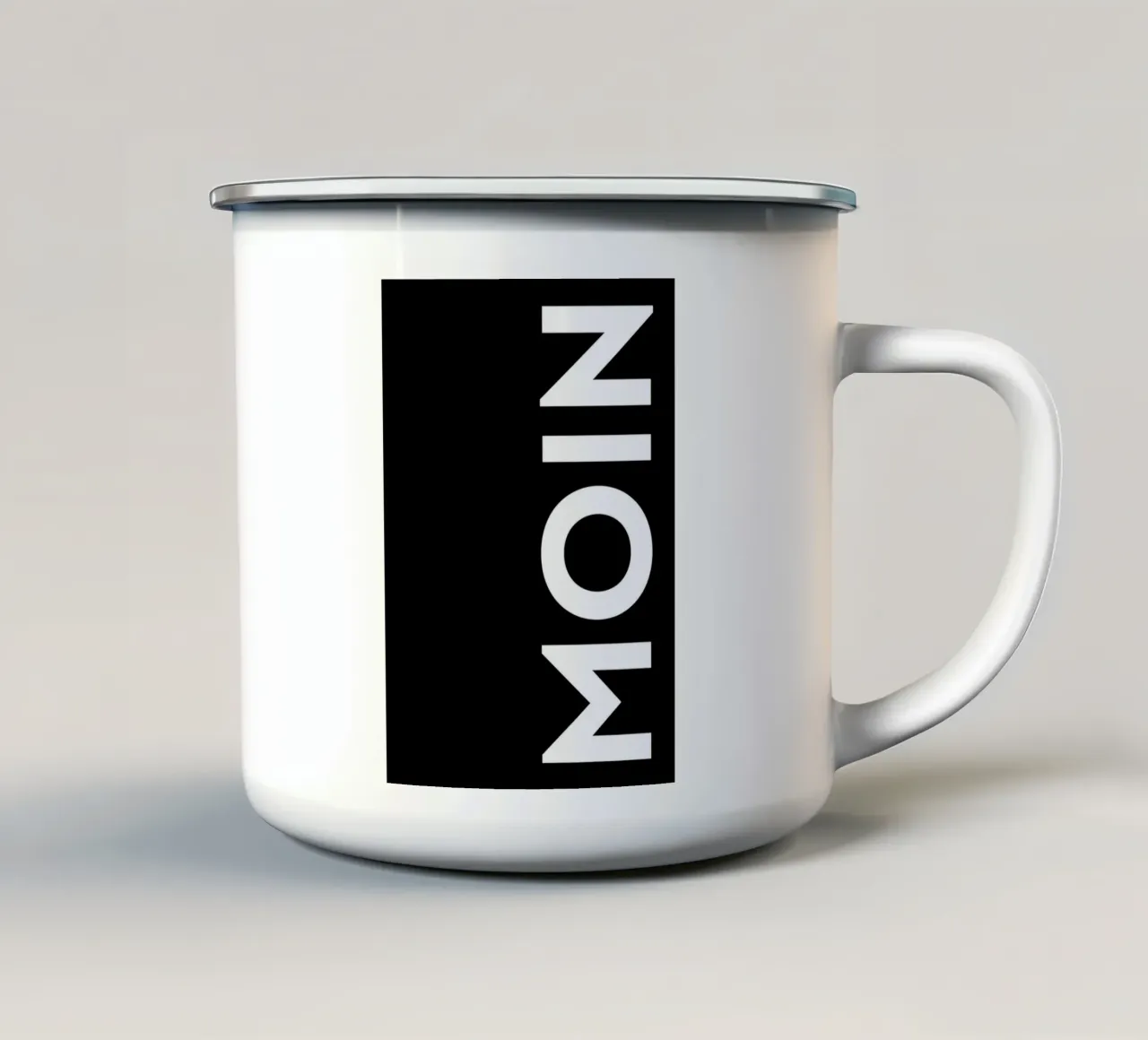 MOIN tazza in smalto da DigiWunderwerk