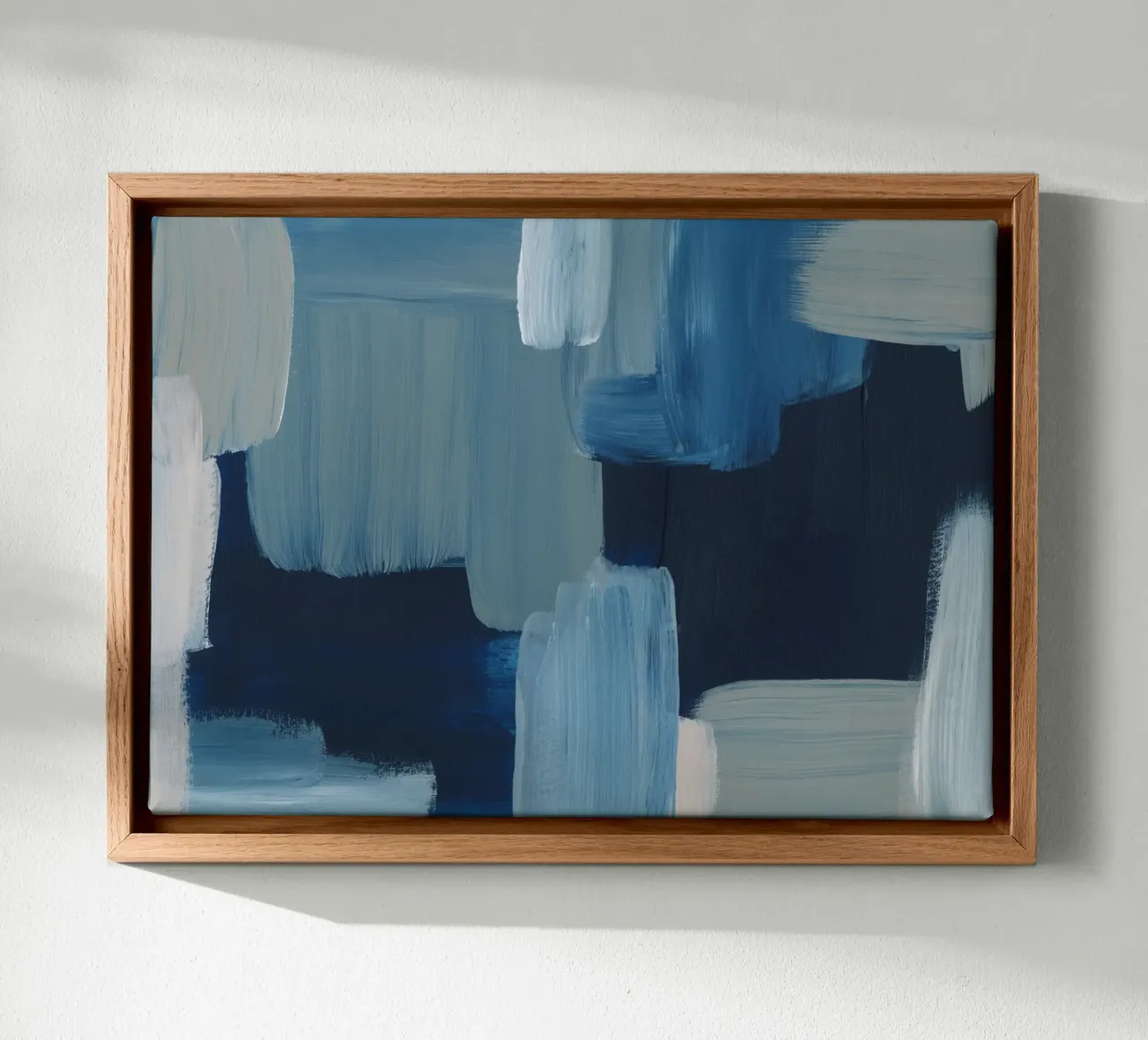 Abstract Brush Strokes 211 tela con Cornice a cassetta da Mareike Böhmer