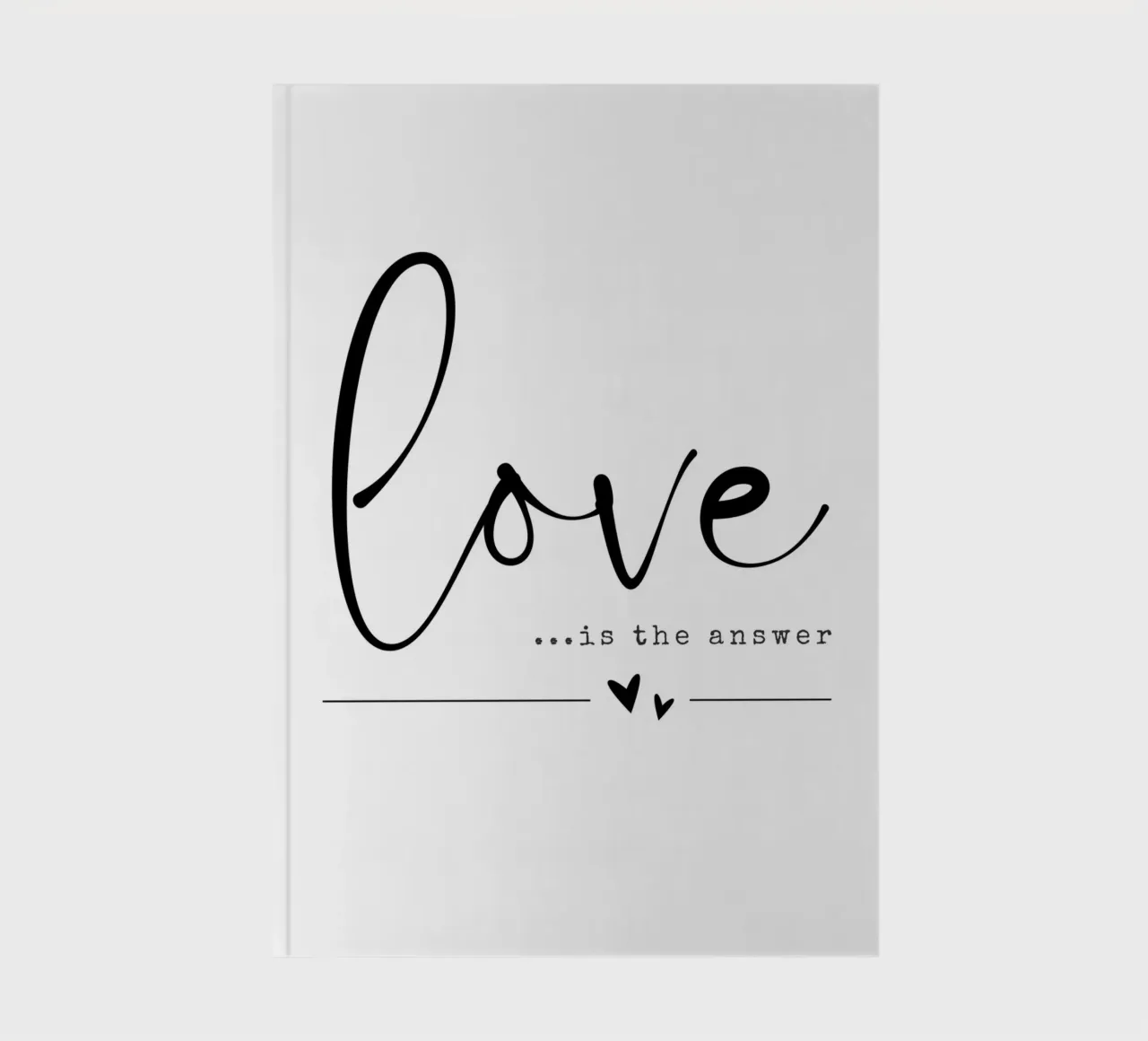 LOVE IS THE ANSWER diario da DigiWunderwerk