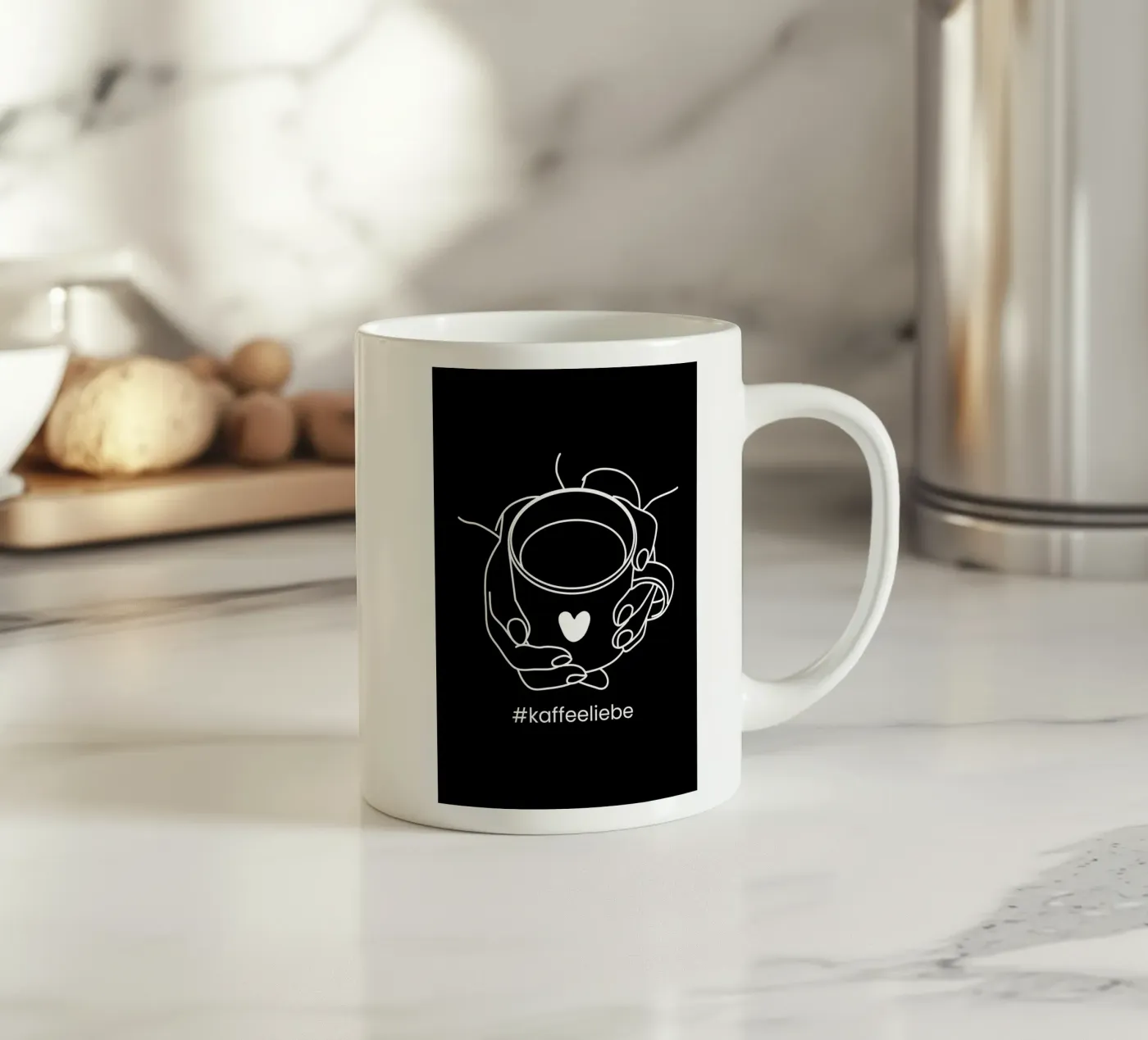 KAFFEELIEBE ceramic mug by DigiWunderwerk