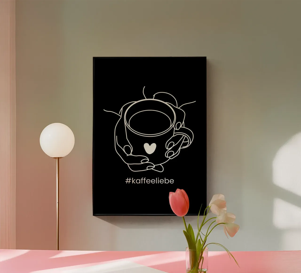 KAFFEELIEBE plexiglass da DigiWunderwerk