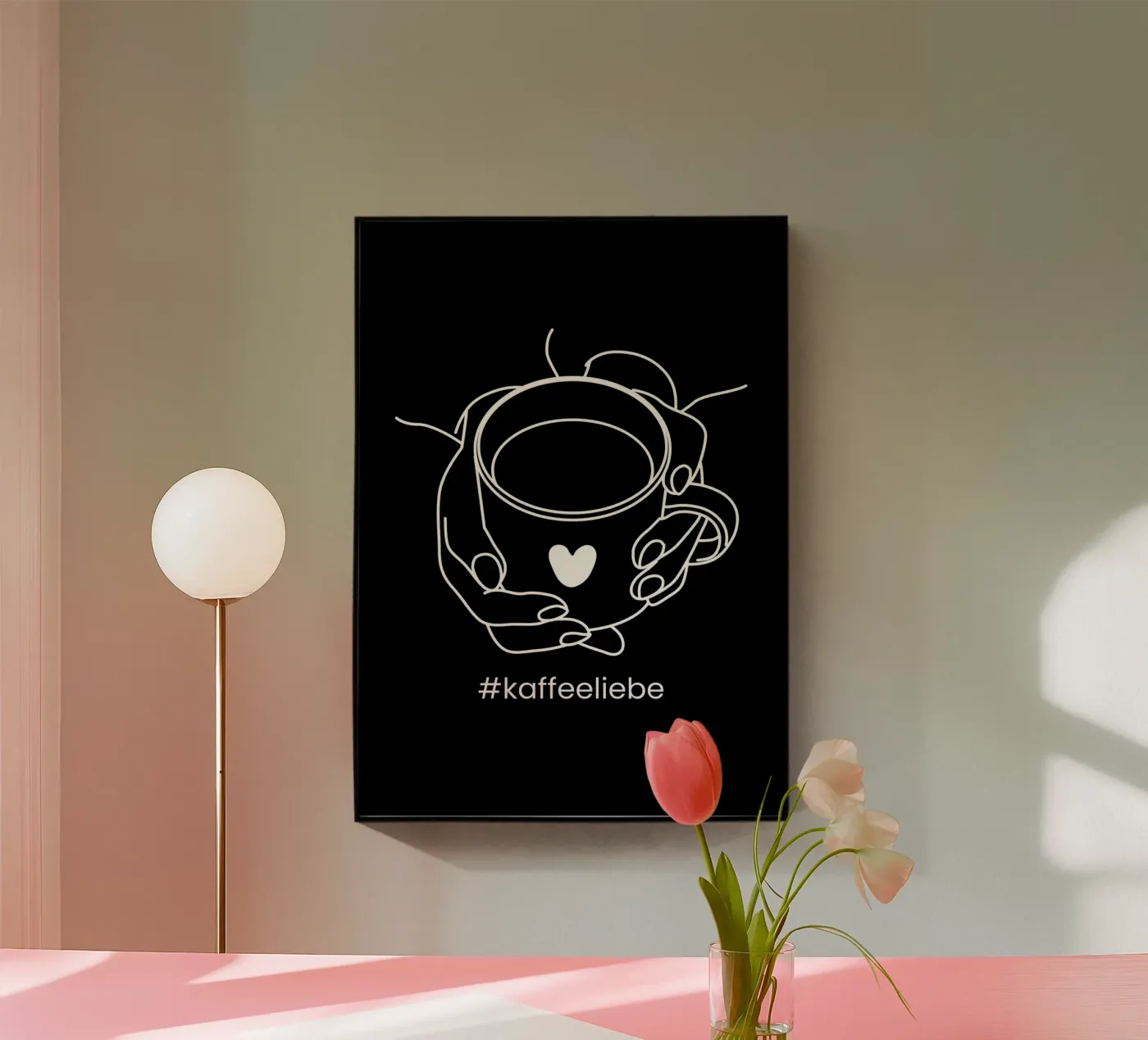 KAFFEELIEBE plexiglass da DigiWunderwerk