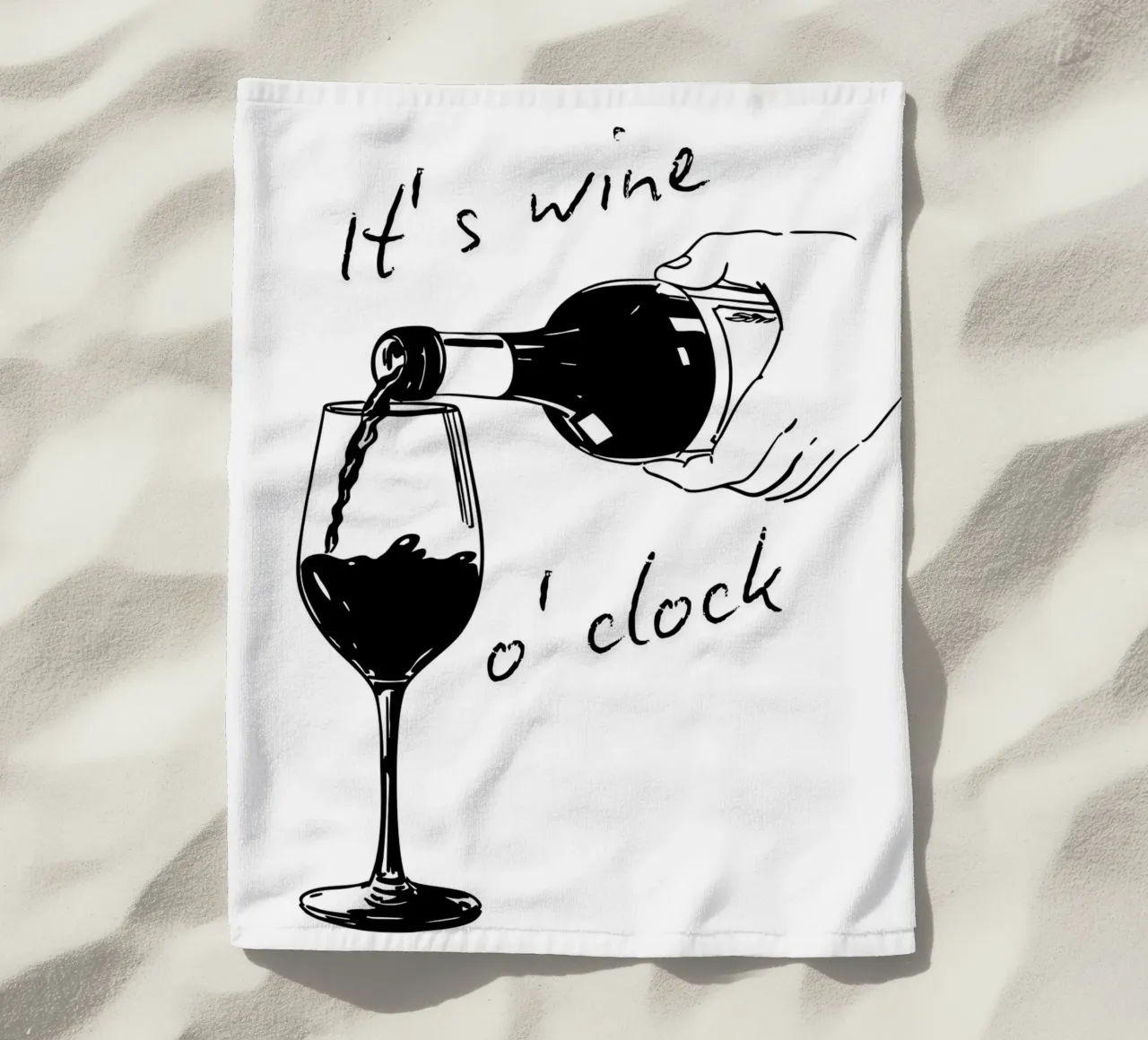 It's wine o'clock telo mare da DigiWunderwerk