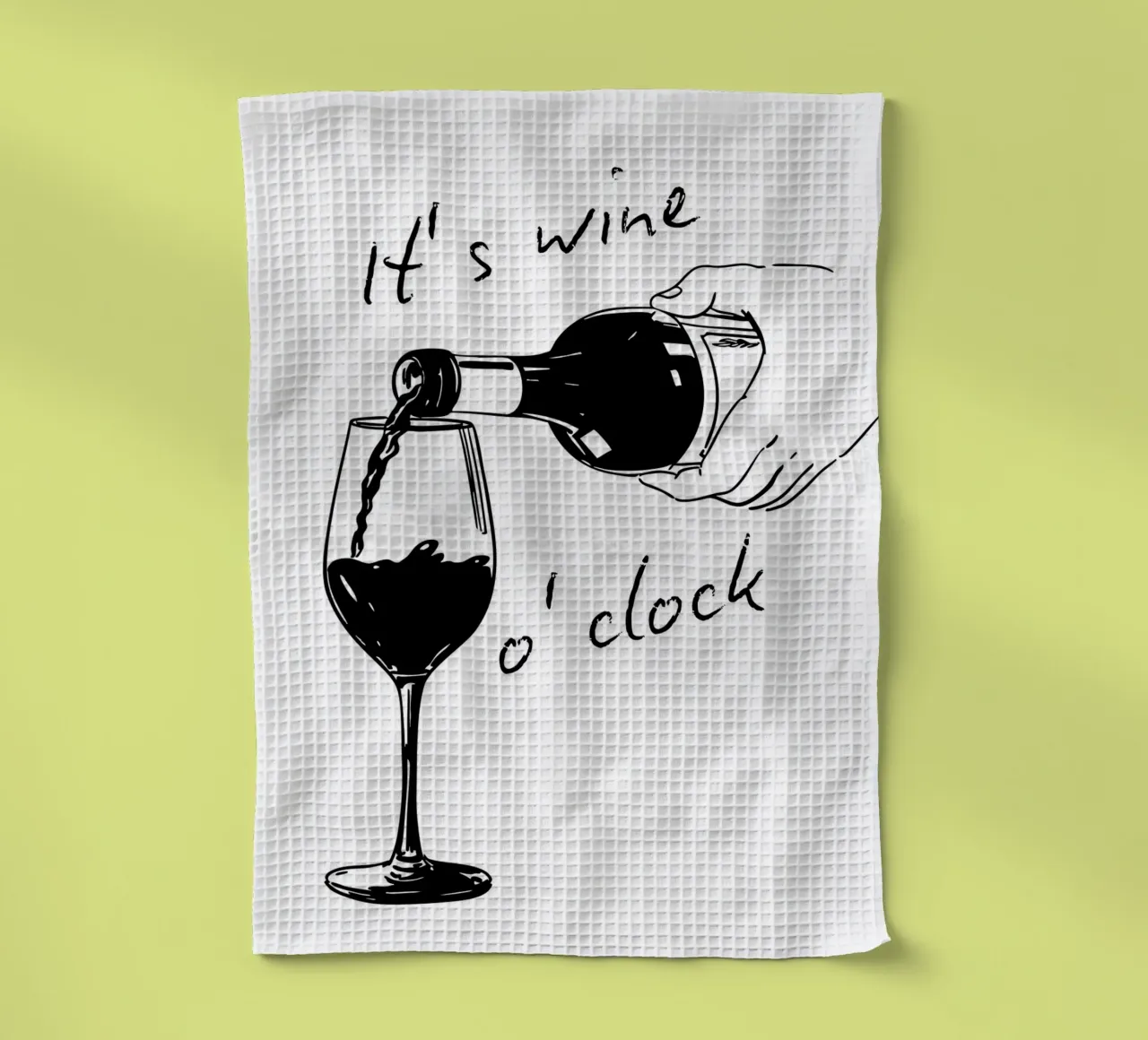 It's wine o'clock canovaccio da cucina da DigiWunderwerk