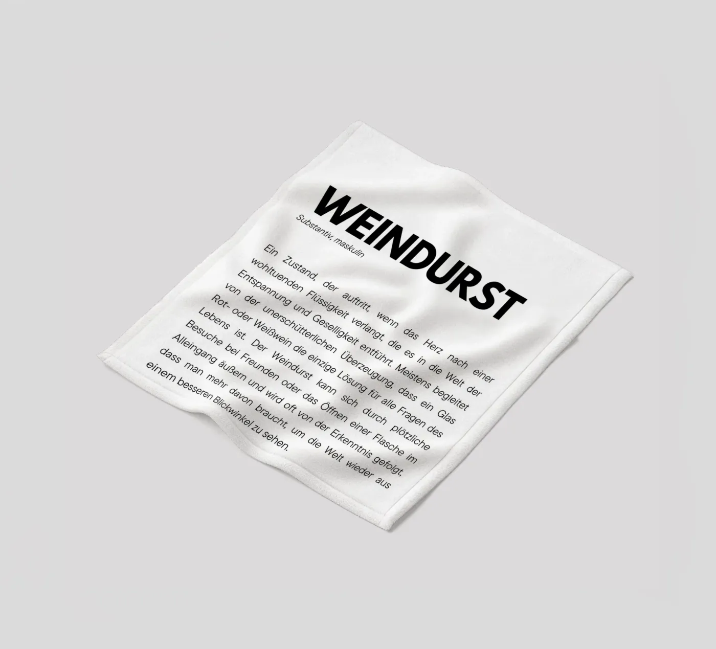 Weindurst fleecedeken van DigiWunderwerk